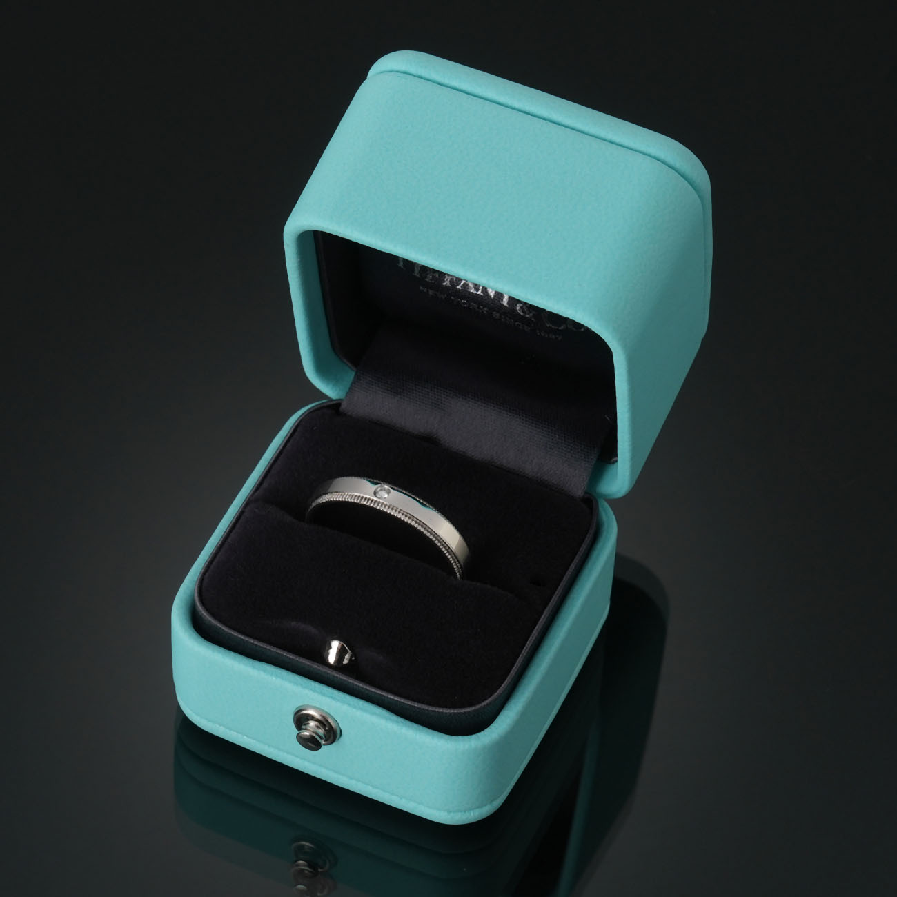TIFFANY & CO.(USED)티파니 투게더 밀그레인 링 #9.5