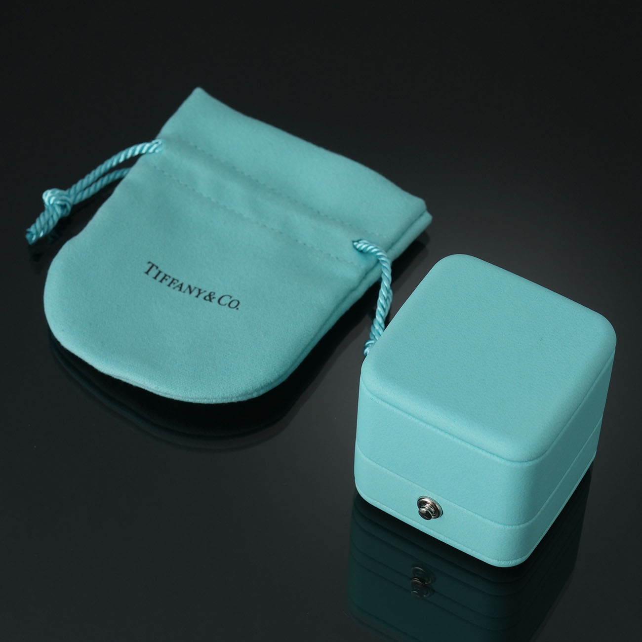 TIFFANY & CO.(USED)티파니 투게더 밀그레인 링 #9.5