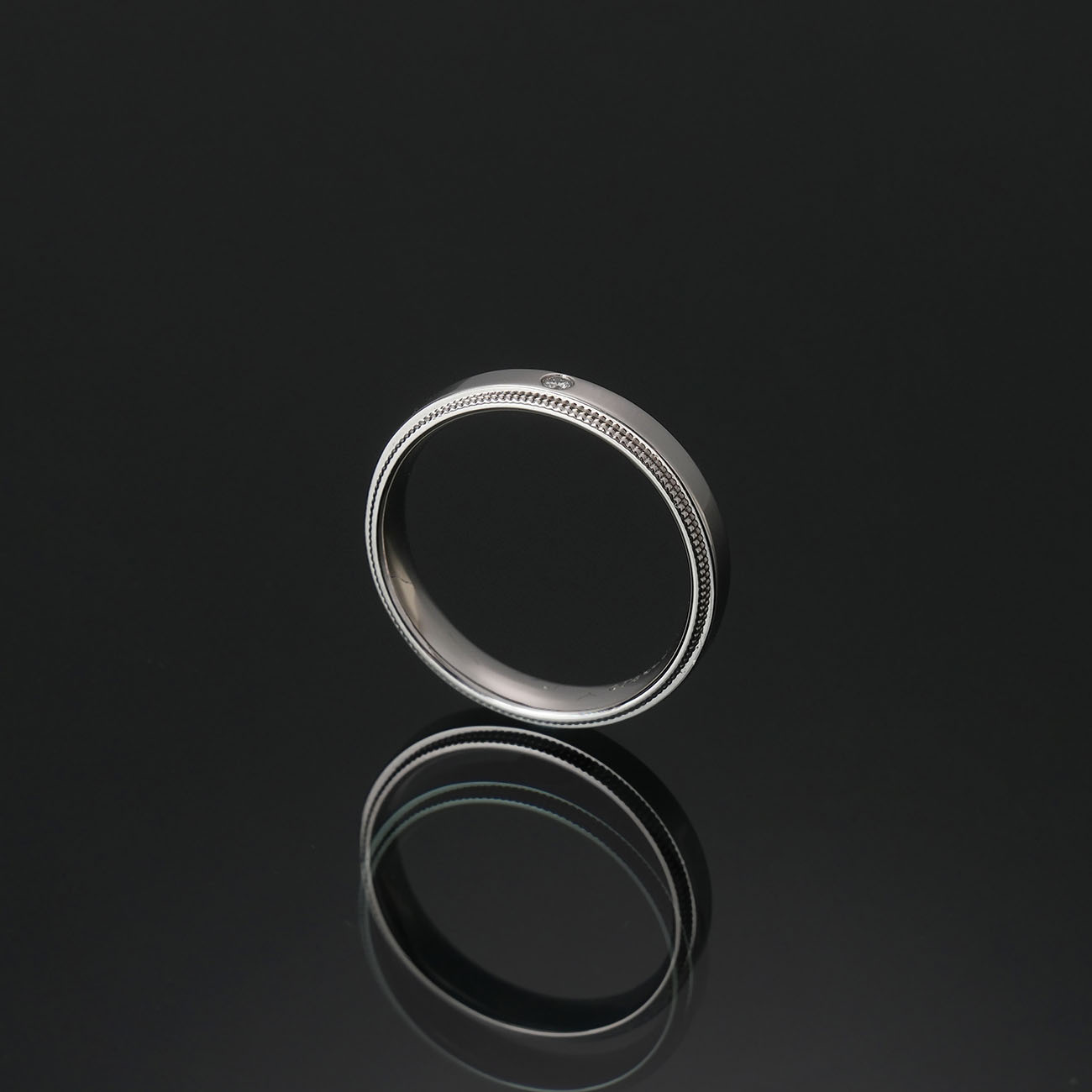TIFFANY & CO.(USED)티파니 투게더 밀그레인 링 #9.5