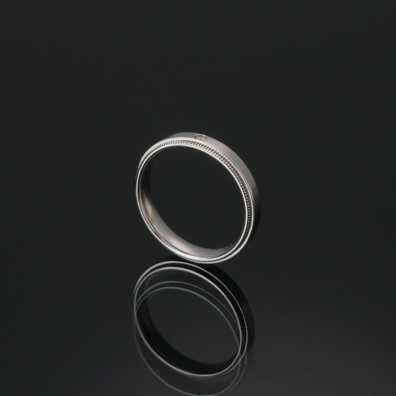TIFFANY & CO.(USED)티파니 투게더 밀그레인 링 #9.5