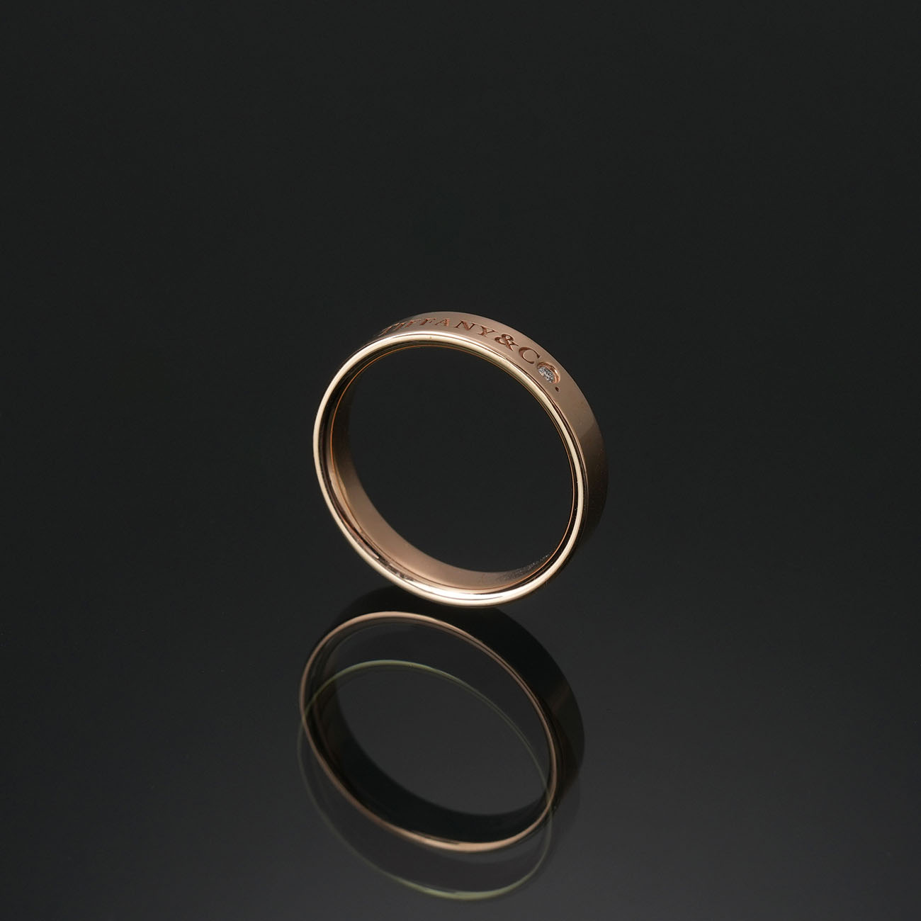 TIFFANY & CO.(USED)티파니 T&CO 밴드 링 #8.5