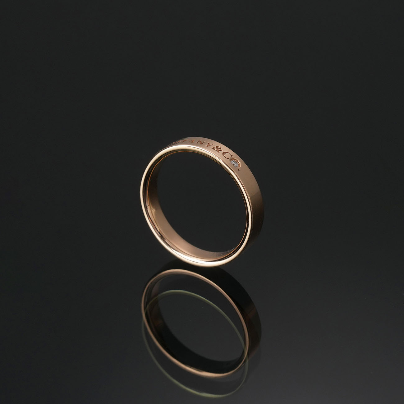 TIFFANY & CO.(USED)티파니 T&CO 밴드 링 #8.5