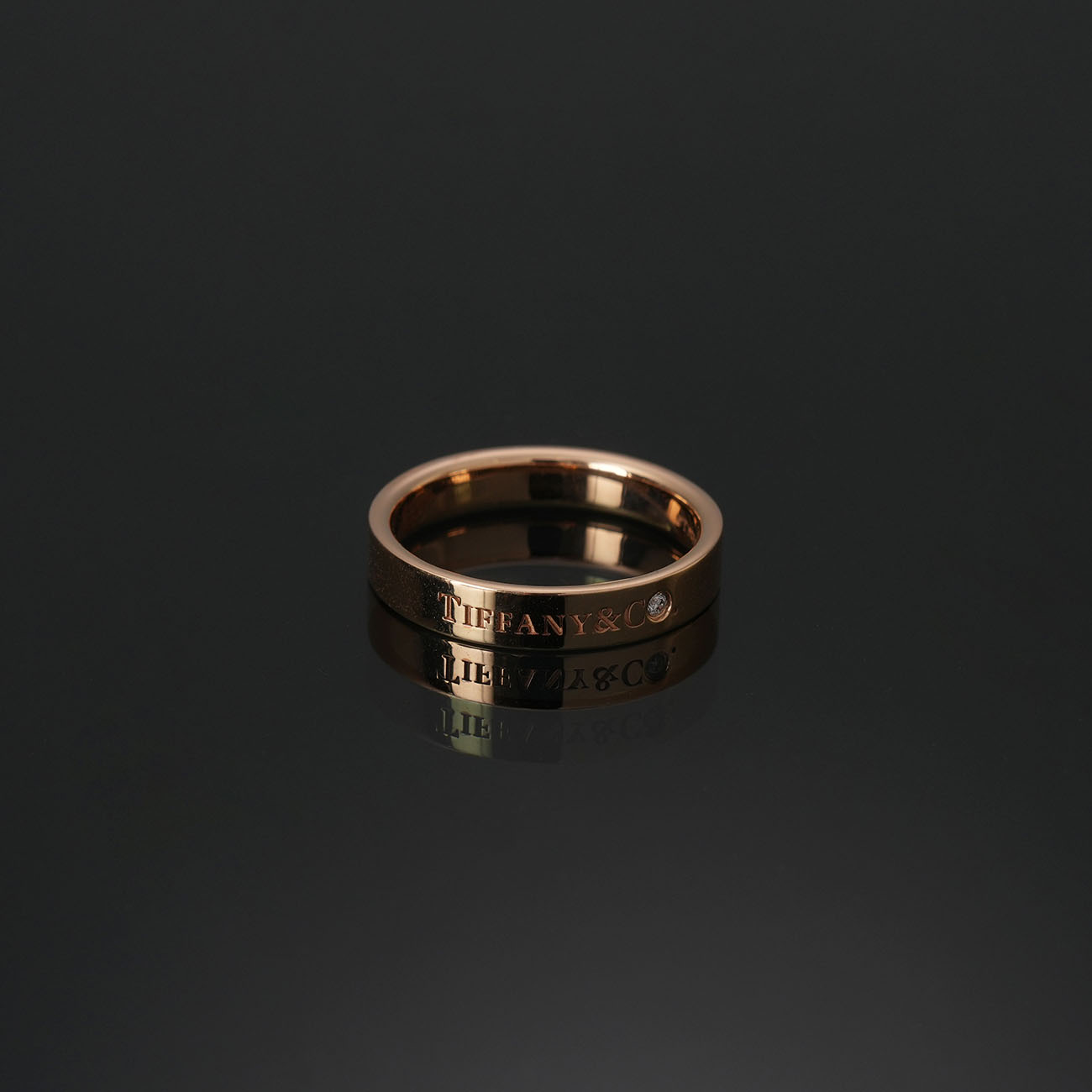 TIFFANY & CO.(USED)티파니 T&CO 밴드 링 #8.5