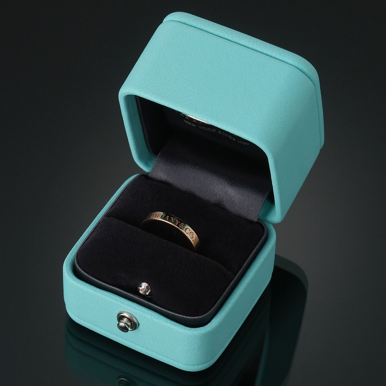 TIFFANY & CO.(USED)티파니 T&CO 밴드 링 #4