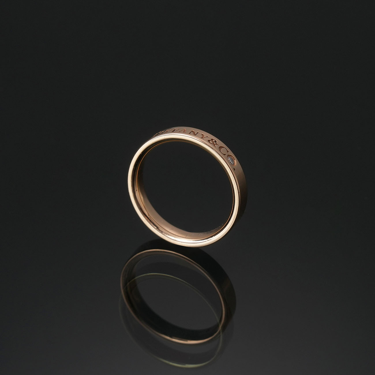 TIFFANY & CO.(USED)티파니 T&CO 밴드 링 #4