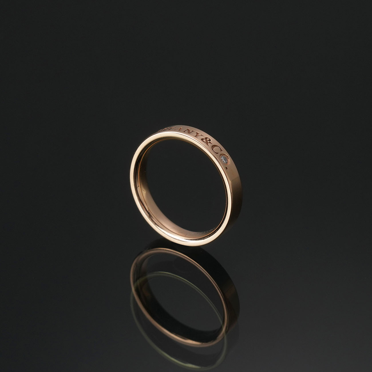 TIFFANY & CO.(USED)티파니 T&CO 밴드 링 #4