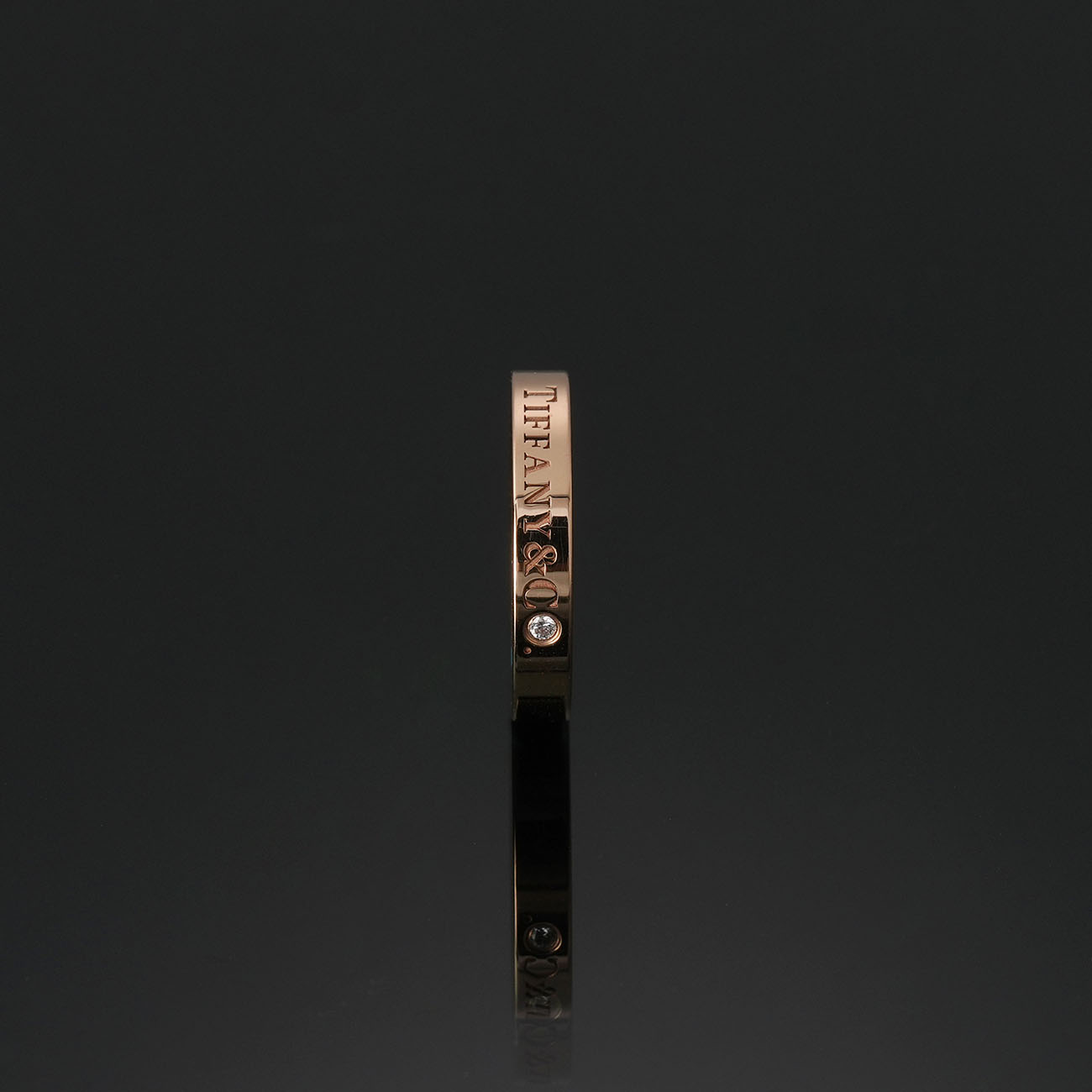 TIFFANY & CO.(USED)티파니 T&CO 밴드 링 #4