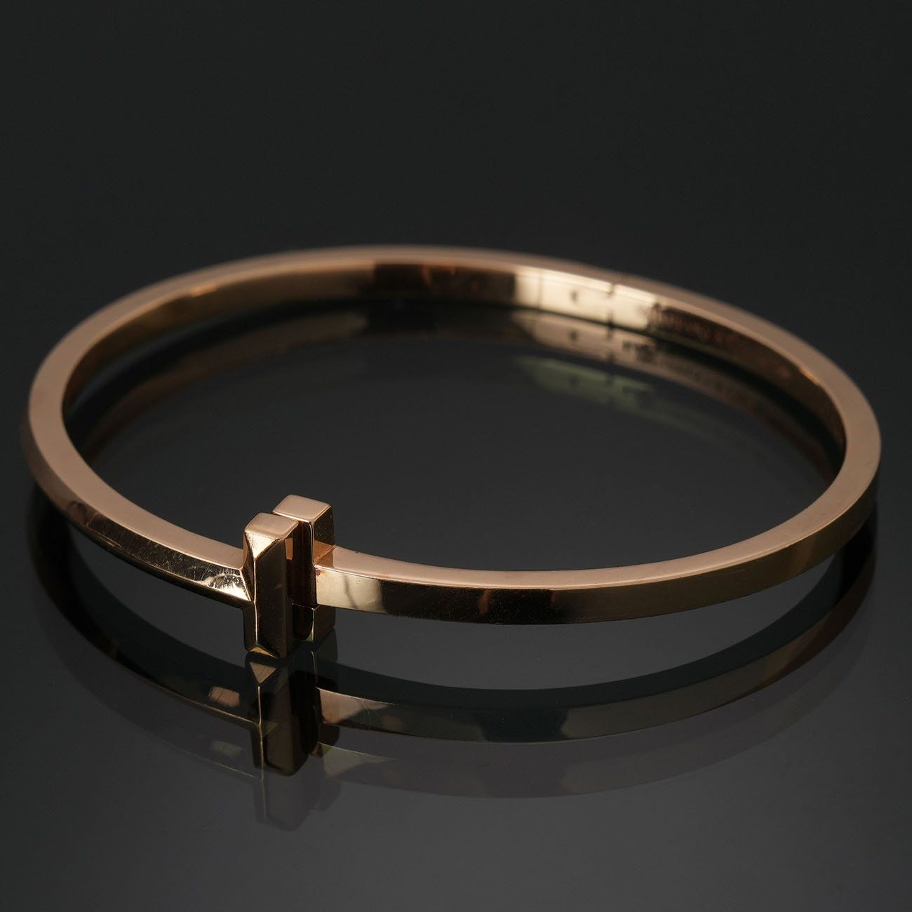 TIFFANY & CO.(USED)티파니 T1 네로우 힌지드 뱅글 SM