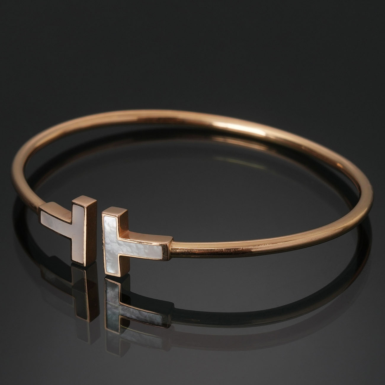 TIFFANY & CO.(USED)티파니 T 와이어 브레이슬릿 MD