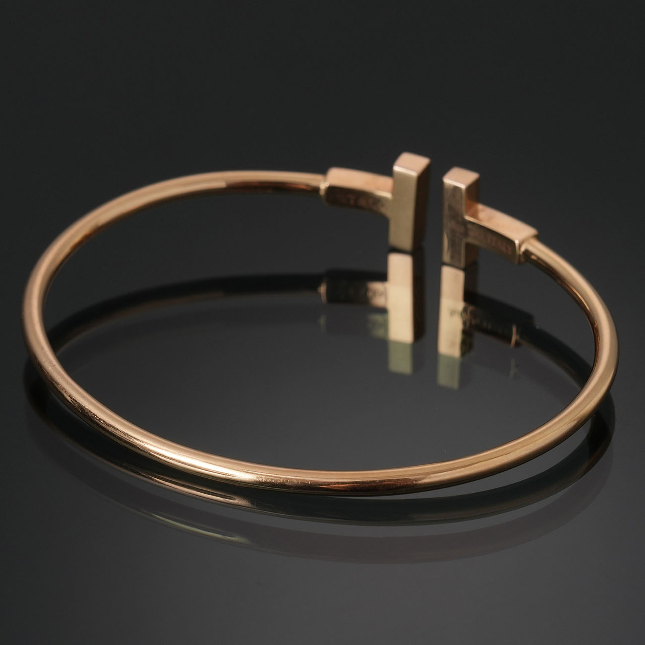 TIFFANY & CO.(USED)티파니 T 와이어 브레이슬릿 MD