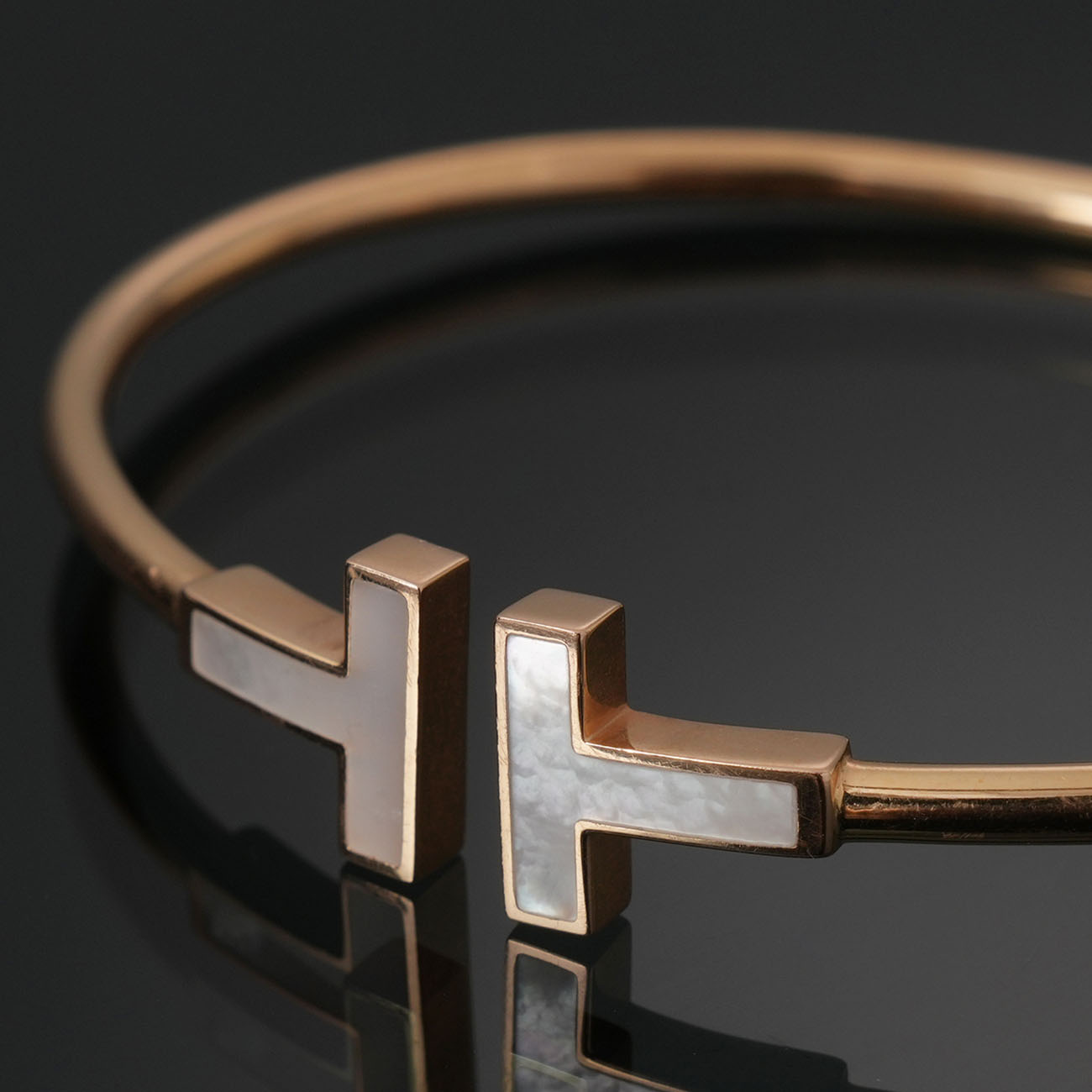 TIFFANY & CO.(USED)티파니 T 와이어 브레이슬릿 MD