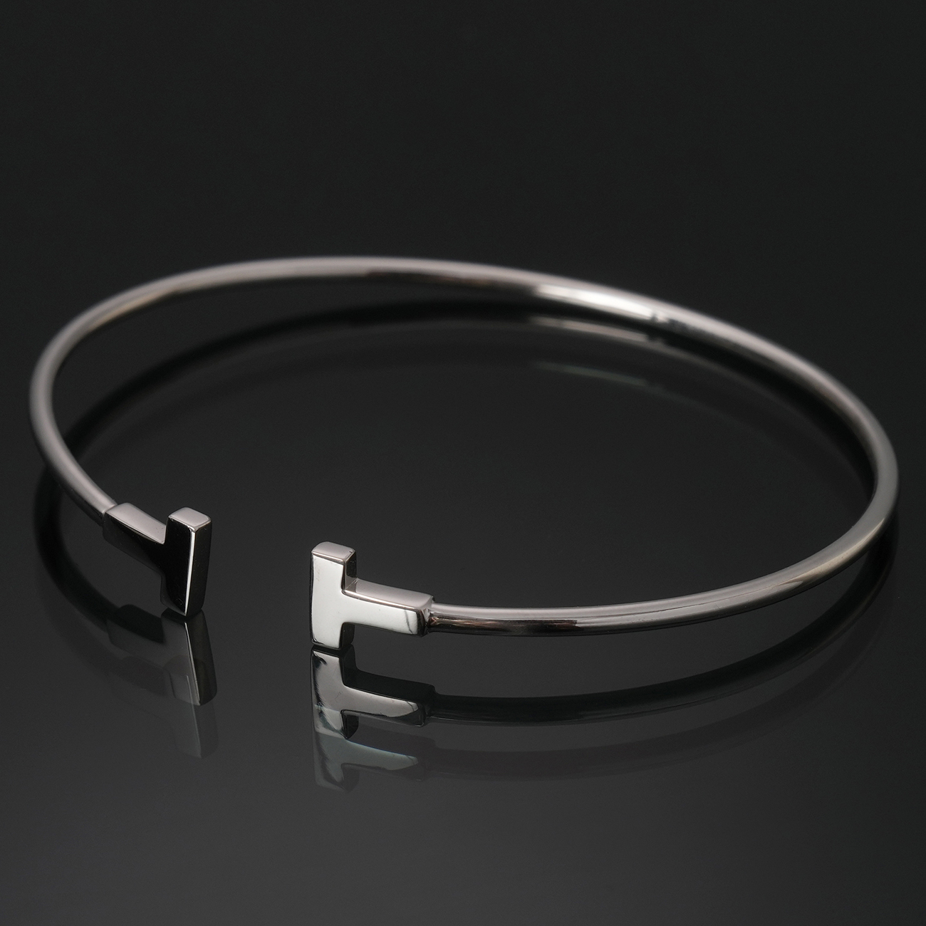TIFFANY & CO.(USED)티파니 T 스마일 브레이슬릿 미듐
