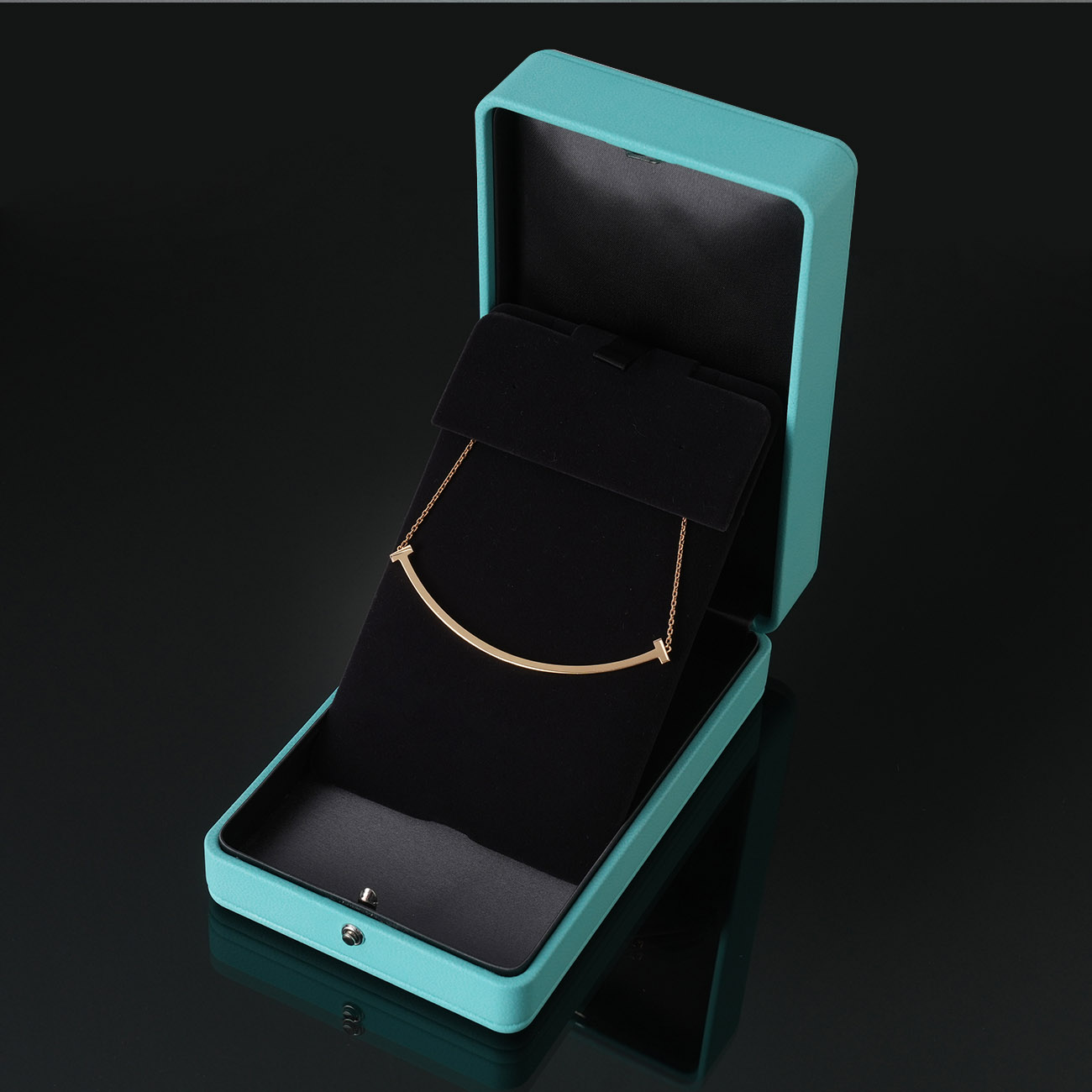 TIFFANY & CO.(USED)티파니앤코 T 스마일 네크리스 XL