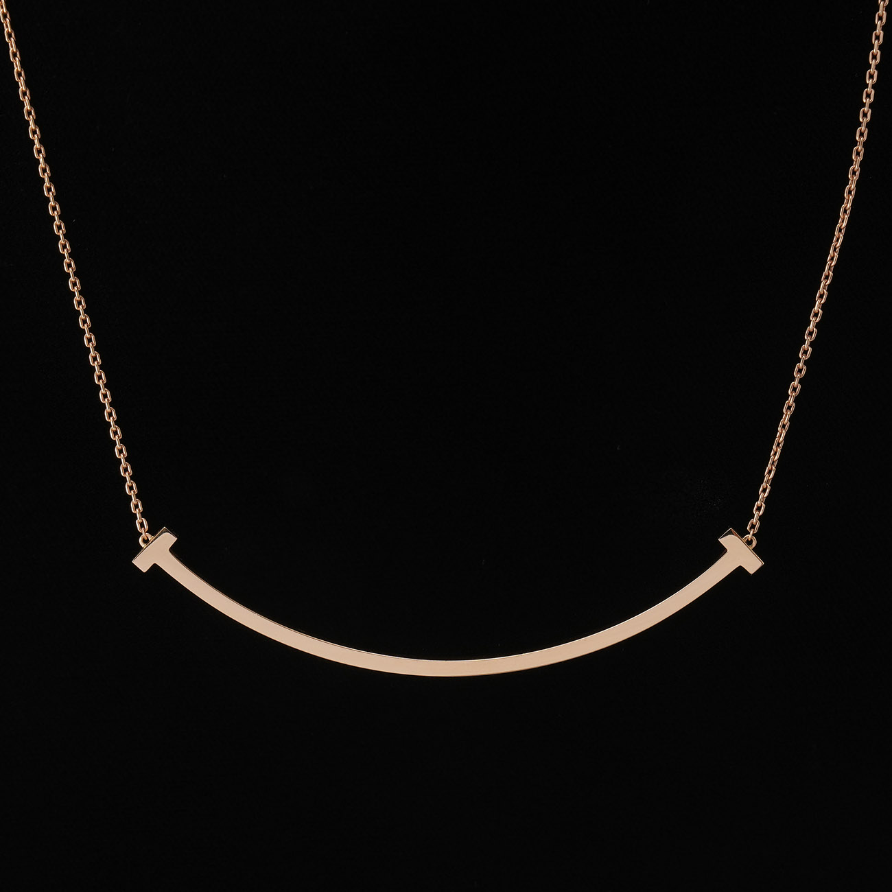 TIFFANY & CO.(USED)티파니앤코 T 스마일 네크리스 XL