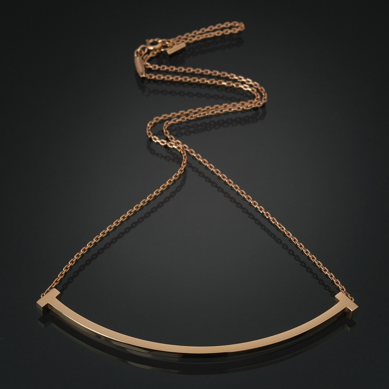 TIFFANY & CO.(USED)티파니앤코 T 스마일 네크리스 XL