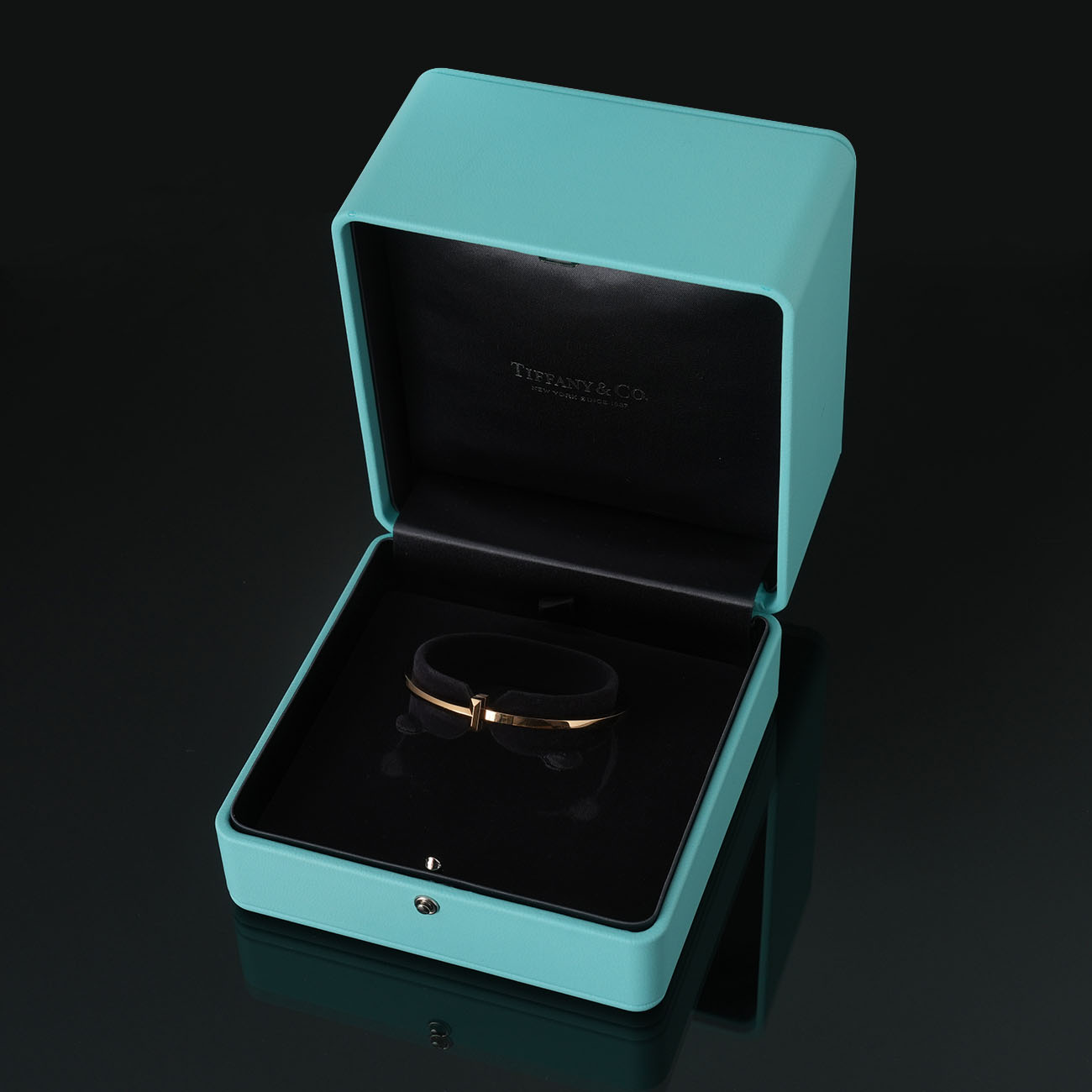 TIFFANY & CO.(USED)티파니앤코 T1 네로우 힌지드 뱅글 브레이슬릿 #L