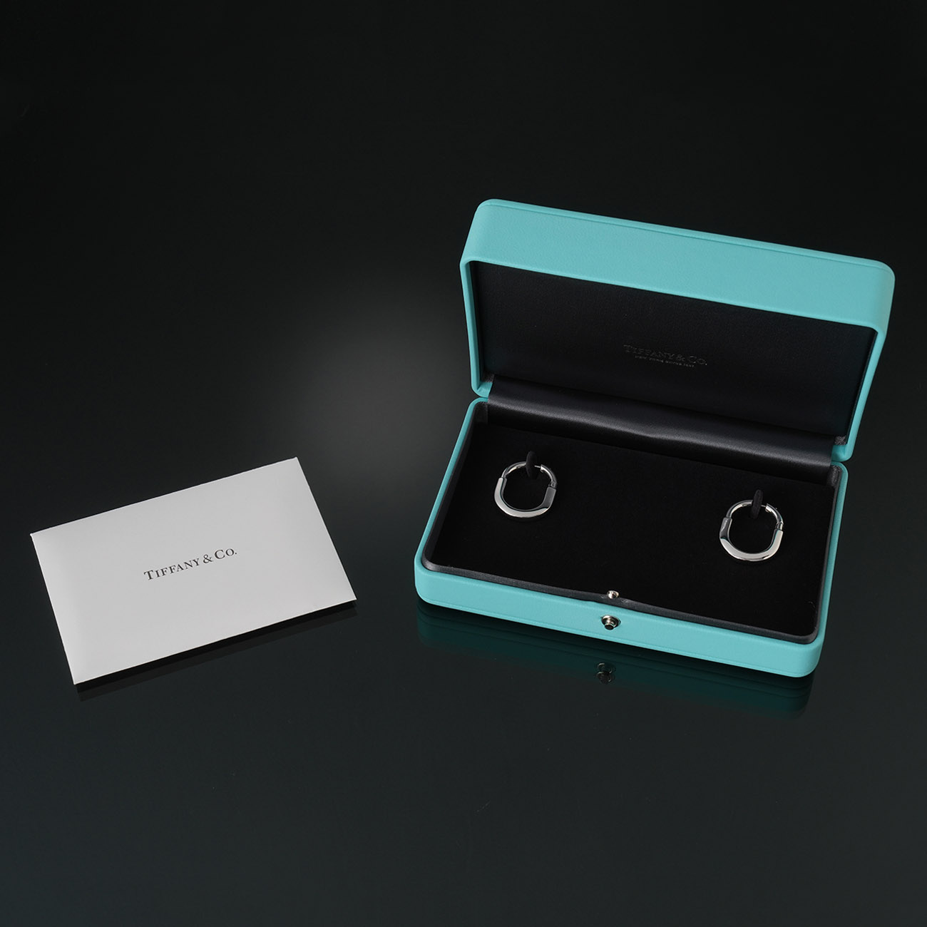 TIFFANY & CO.(USED)티파니 락 다이아 이어링 미듐