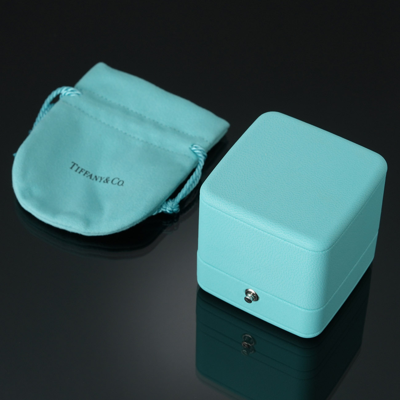 TIFFANY & CO.(USED)티파니앤코 파베 다이아몬드 T 트루 와이드 링 #53