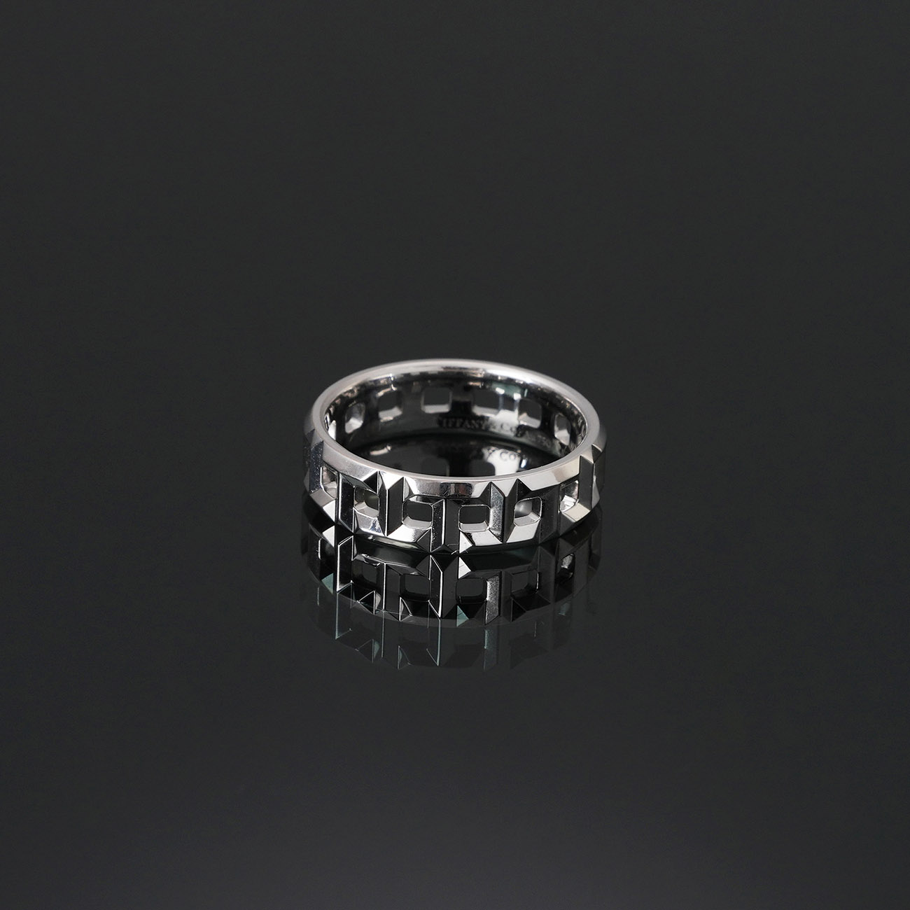 TIFFANY & CO.(USED)티파니앤코 T 트루 와이드 링 #54.5