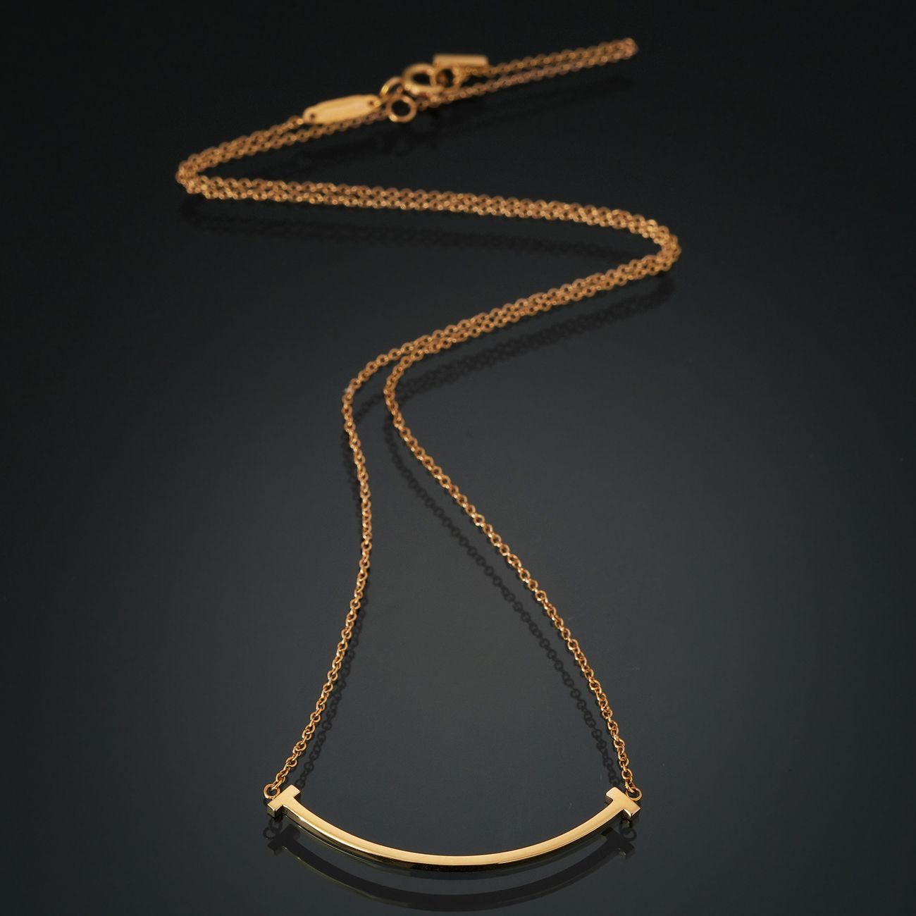 TIFFANY & CO.(USED)티파니앤코 T 스마일 스몰 펜던트