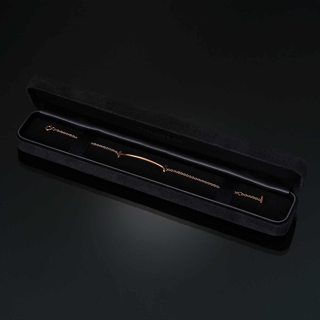 TIFFANY & CO.(USED)티파니앤코 T 스마일 스몰 브레이슬릿 #L