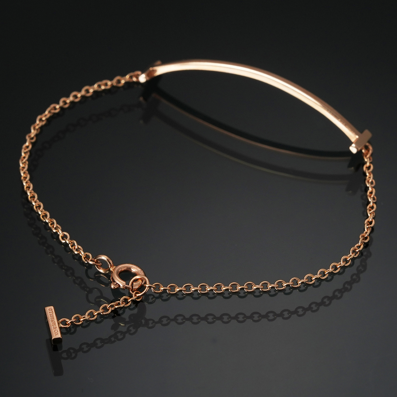 TIFFANY & CO.(USED)티파니앤코 T 스마일 스몰 브레이슬릿 #L
