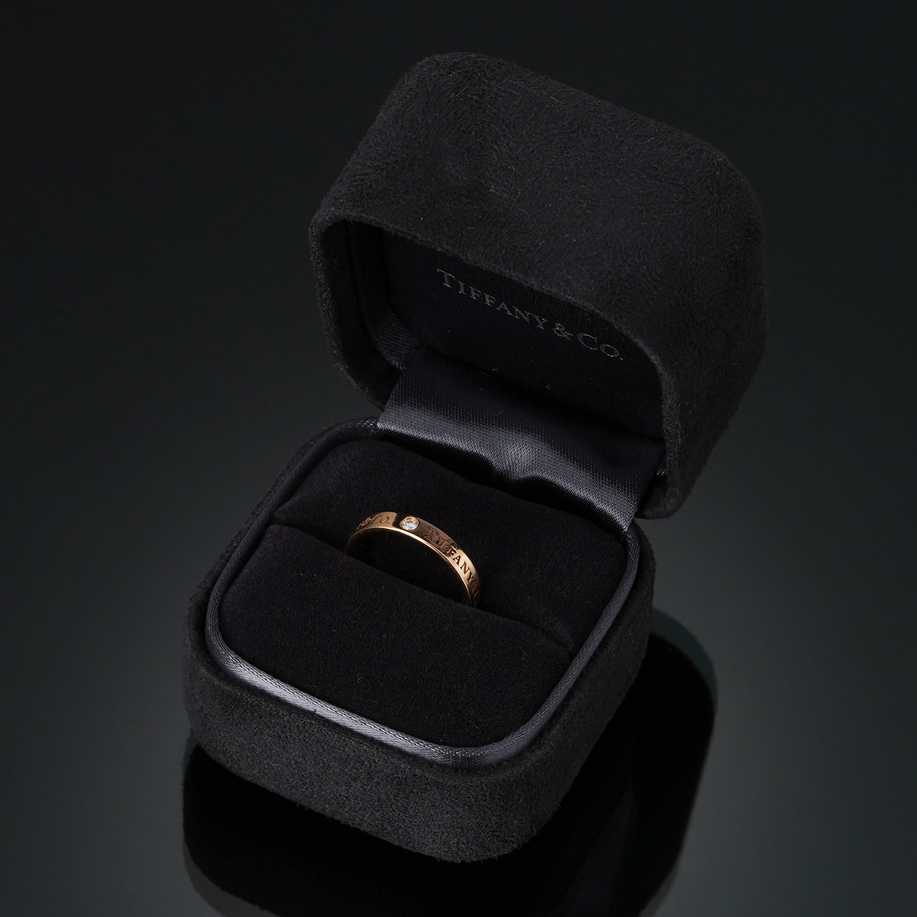 TIFFANY & CO.(USED)티파니앤코 3P T&CO 밴드 링 #47