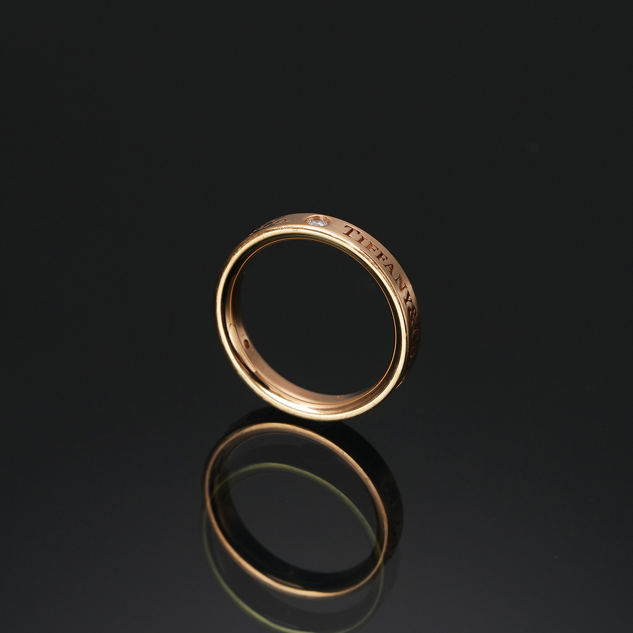 TIFFANY & CO.(USED)티파니앤코 3P T&CO 밴드 링 #47