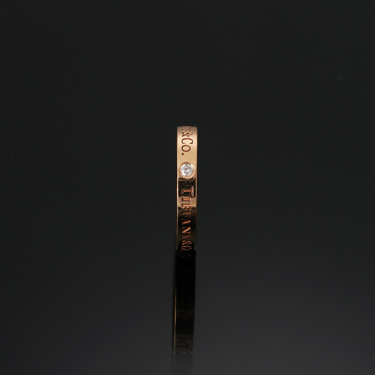 TIFFANY & CO.(USED)티파니앤코 3P T&CO 밴드 링 #47