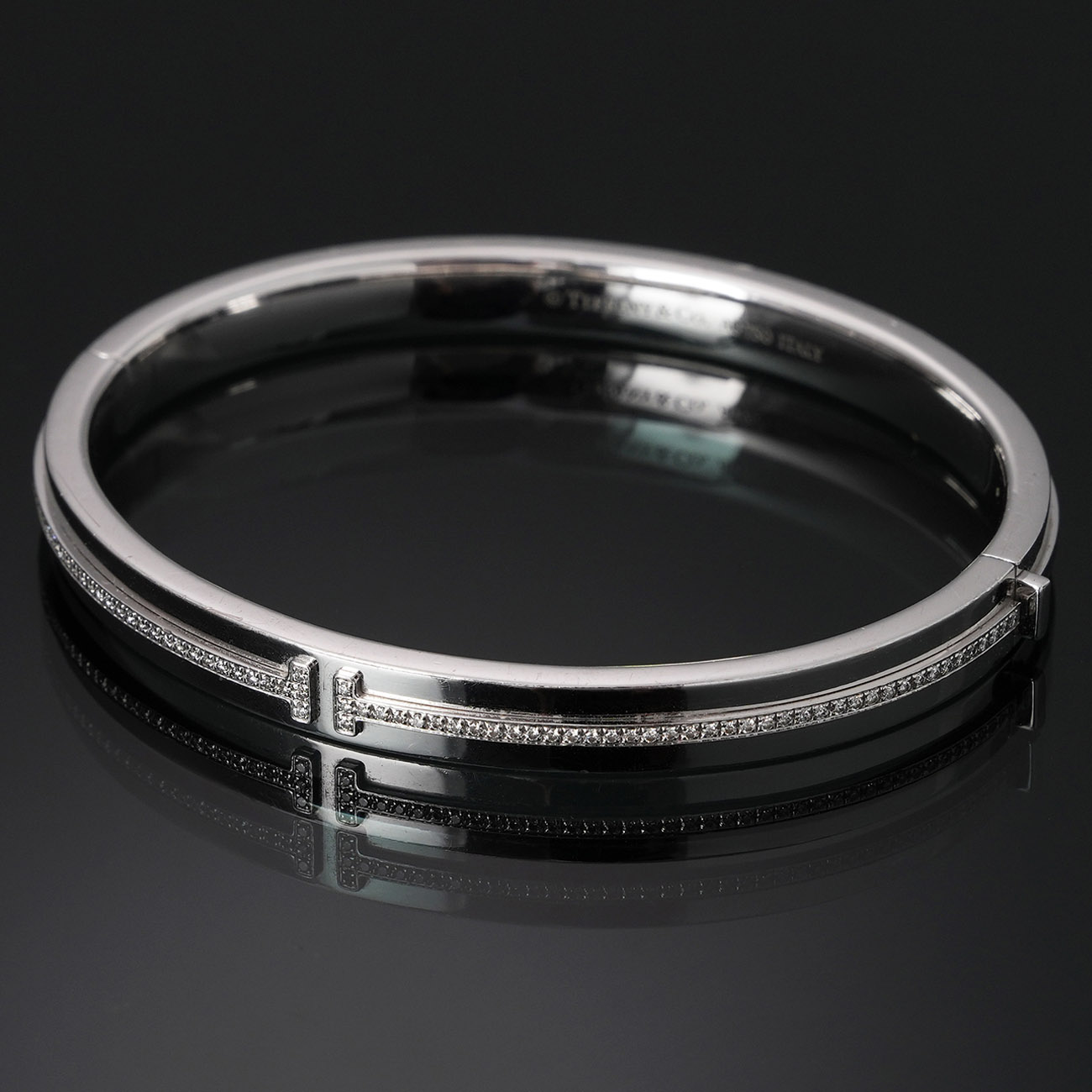 TIFFANY & CO.(USED)티파니 T 네로우 다이아 브레이슬릿