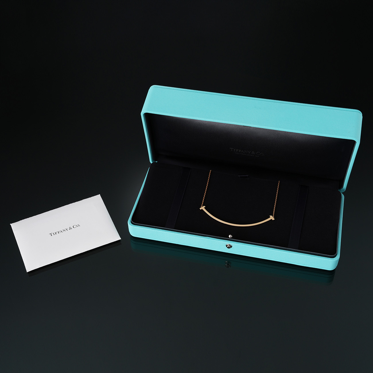 TIFFANY & CO.(USED)티파니 T 스마일 네크리스 #XL