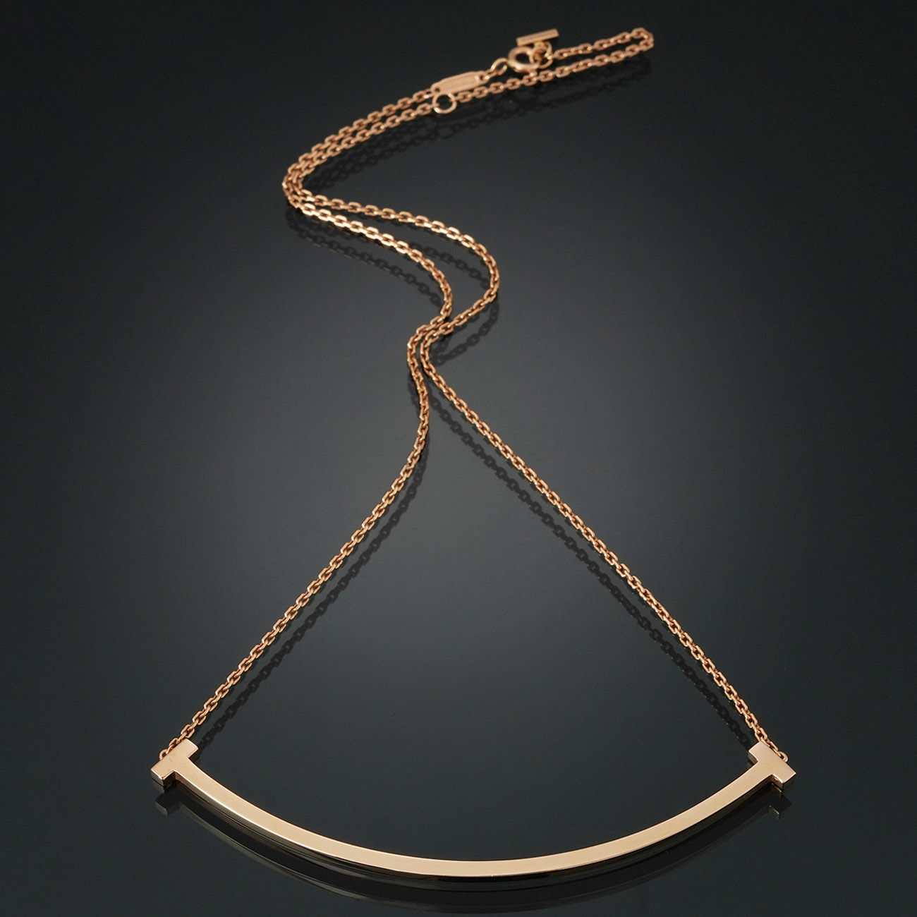 TIFFANY & CO.(USED)티파니 T 스마일 네크리스 #XL