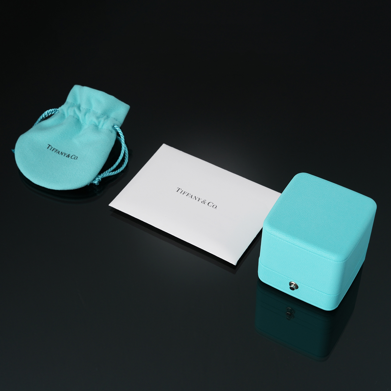 TIFFANY & CO.(USED)티파니 3P 티파니앤코 밴드링 4mm #6(티파니)