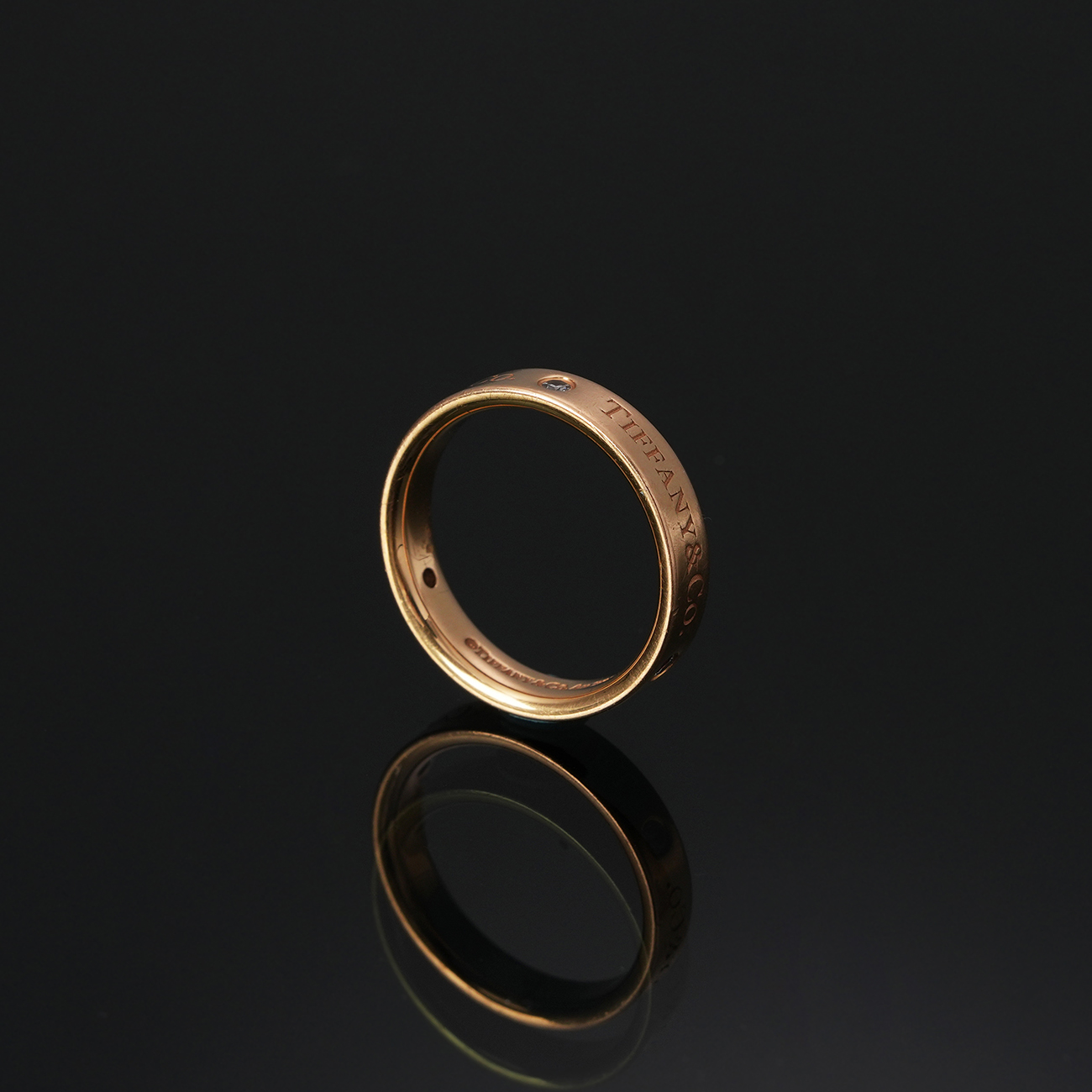 TIFFANY & CO.(USED)티파니 3P 티파니앤코 밴드링 4mm #6(티파니)