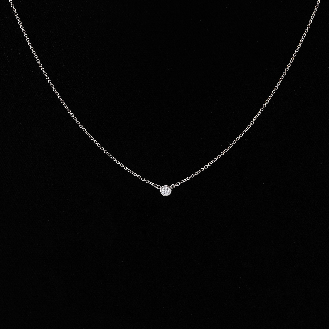 TIFFANY & CO.(USED)티파니 바이 더 야드 다이아 네크리스