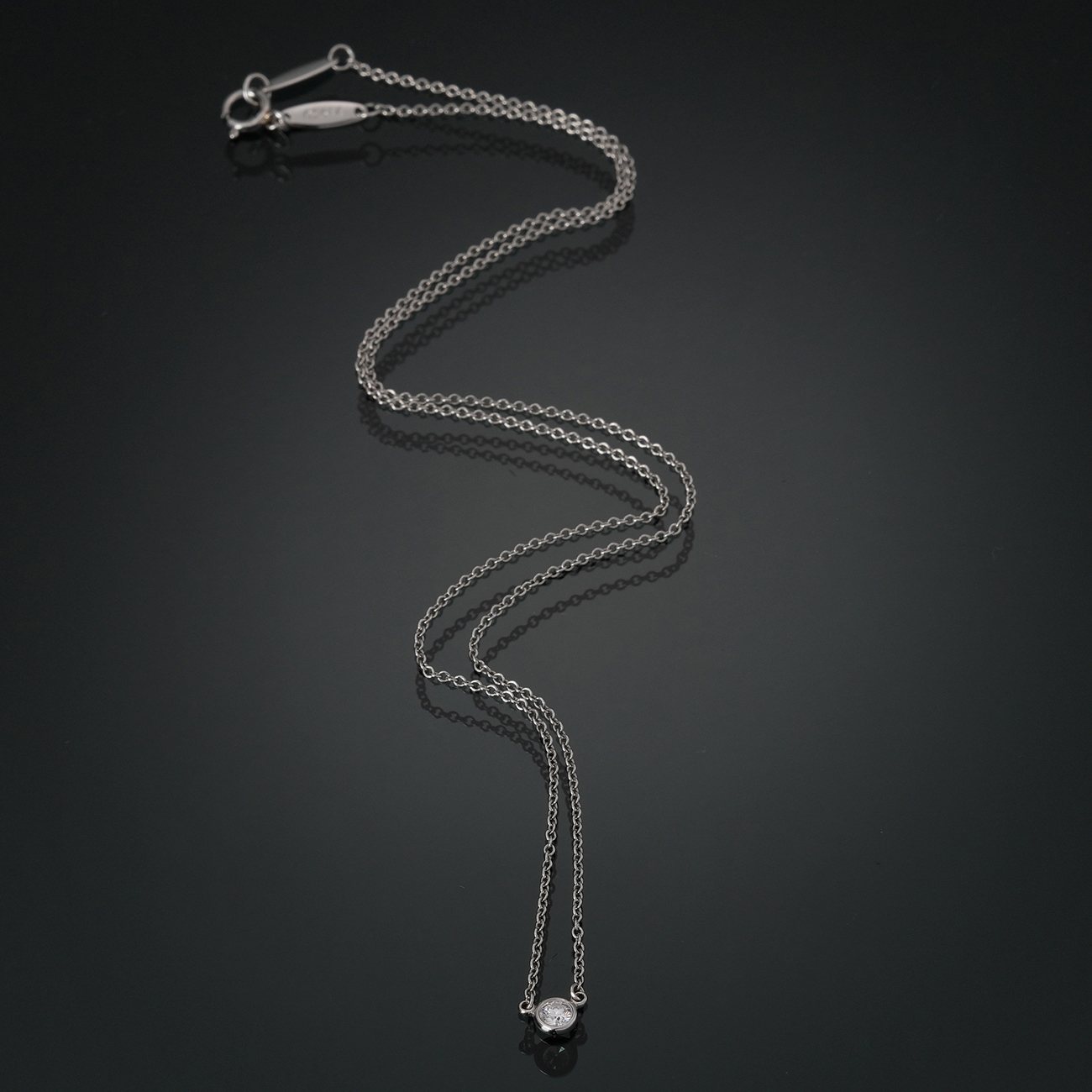 TIFFANY & CO.(USED)티파니 바이 더 야드 다이아 네크리스