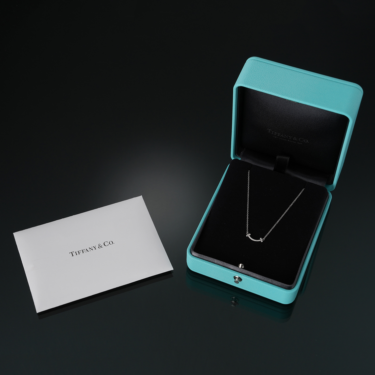 TIFFANY & CO.(USED)티파니 T스마일 다이아 펜던트 미니