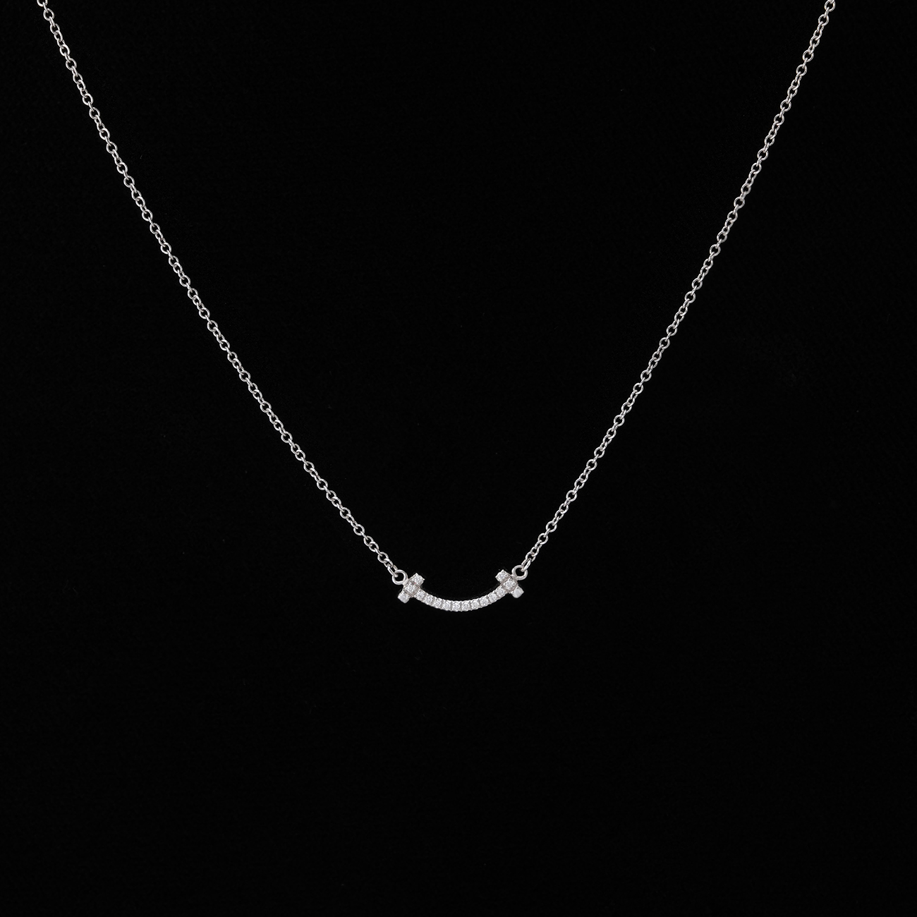 TIFFANY & CO.(USED)티파니 T스마일 다이아 펜던트 미니