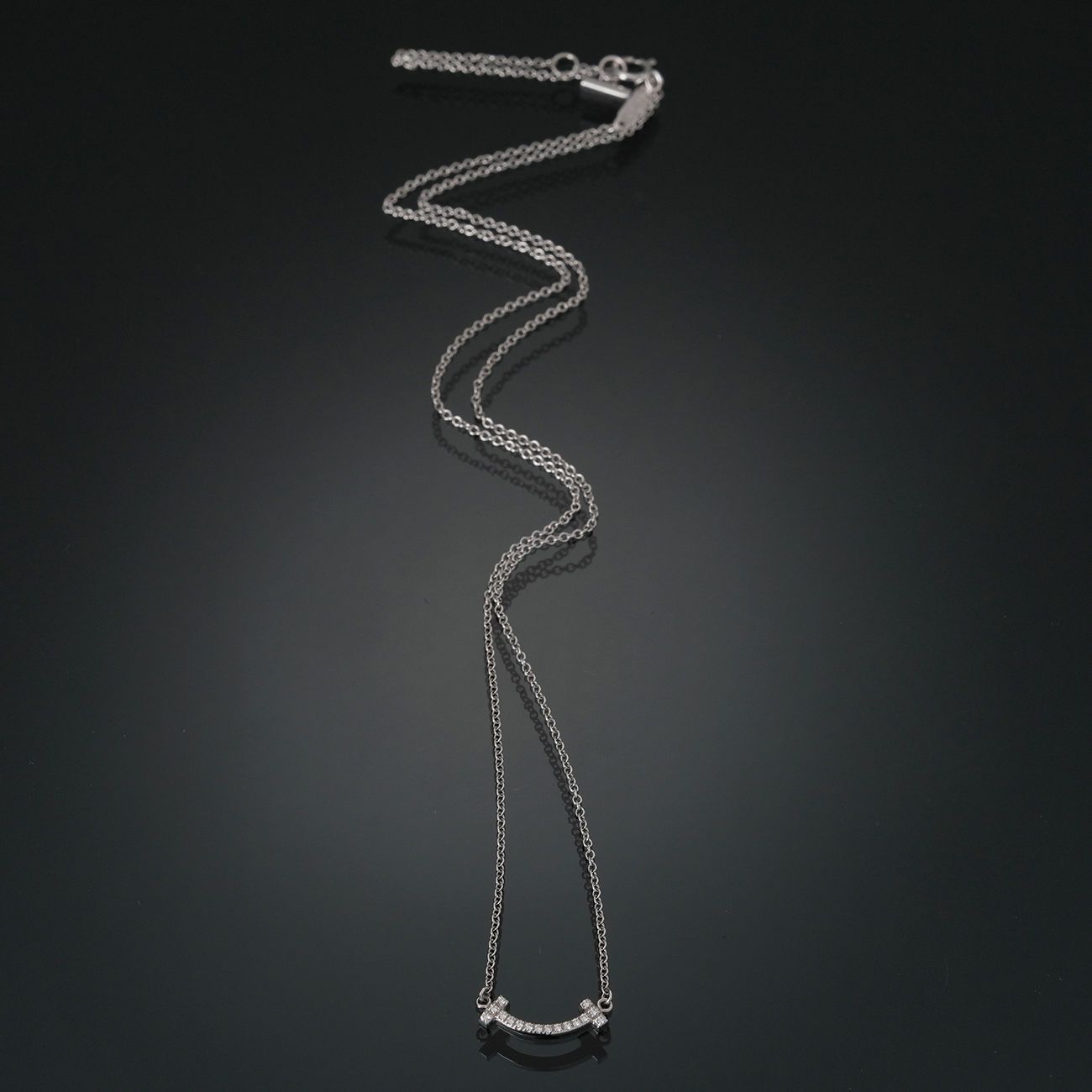 TIFFANY & CO.(USED)티파니 T스마일 다이아 펜던트 미니