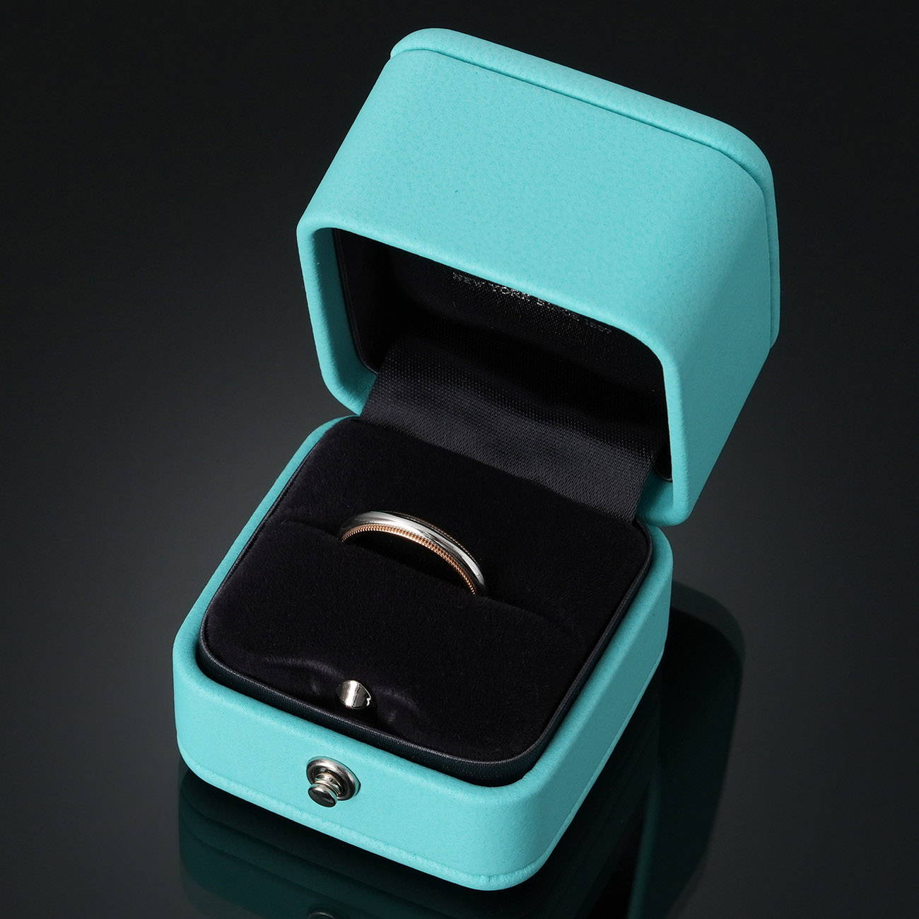 TIFFANY & CO.(USED)티파니앤코 투게더 밀그레인 밴드 링 #4.5