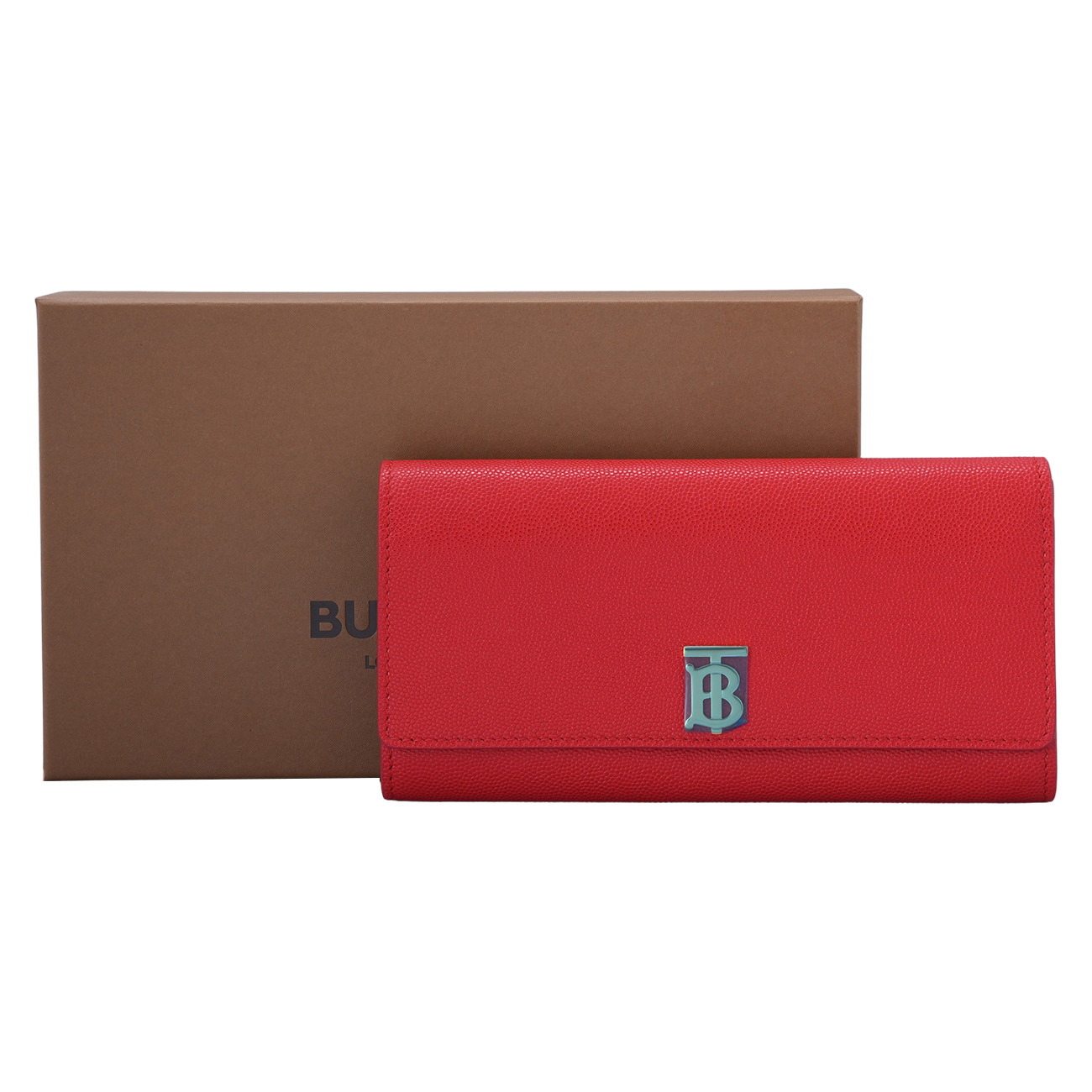 BURBERRY(USED)버버리 8018940 TB 레더 장지갑