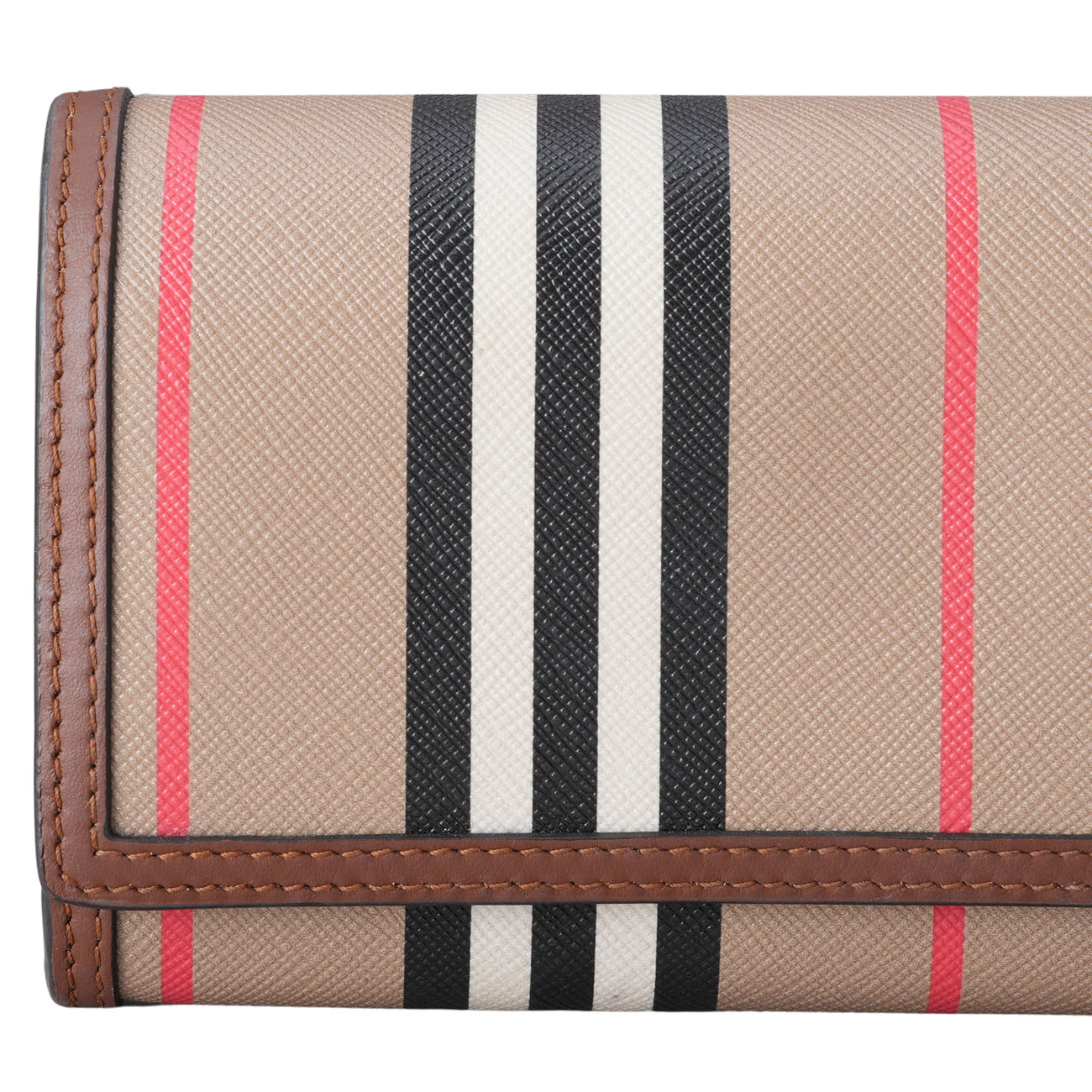 BURBERRY(USED)버버리 하우스체크 플랩 장지갑