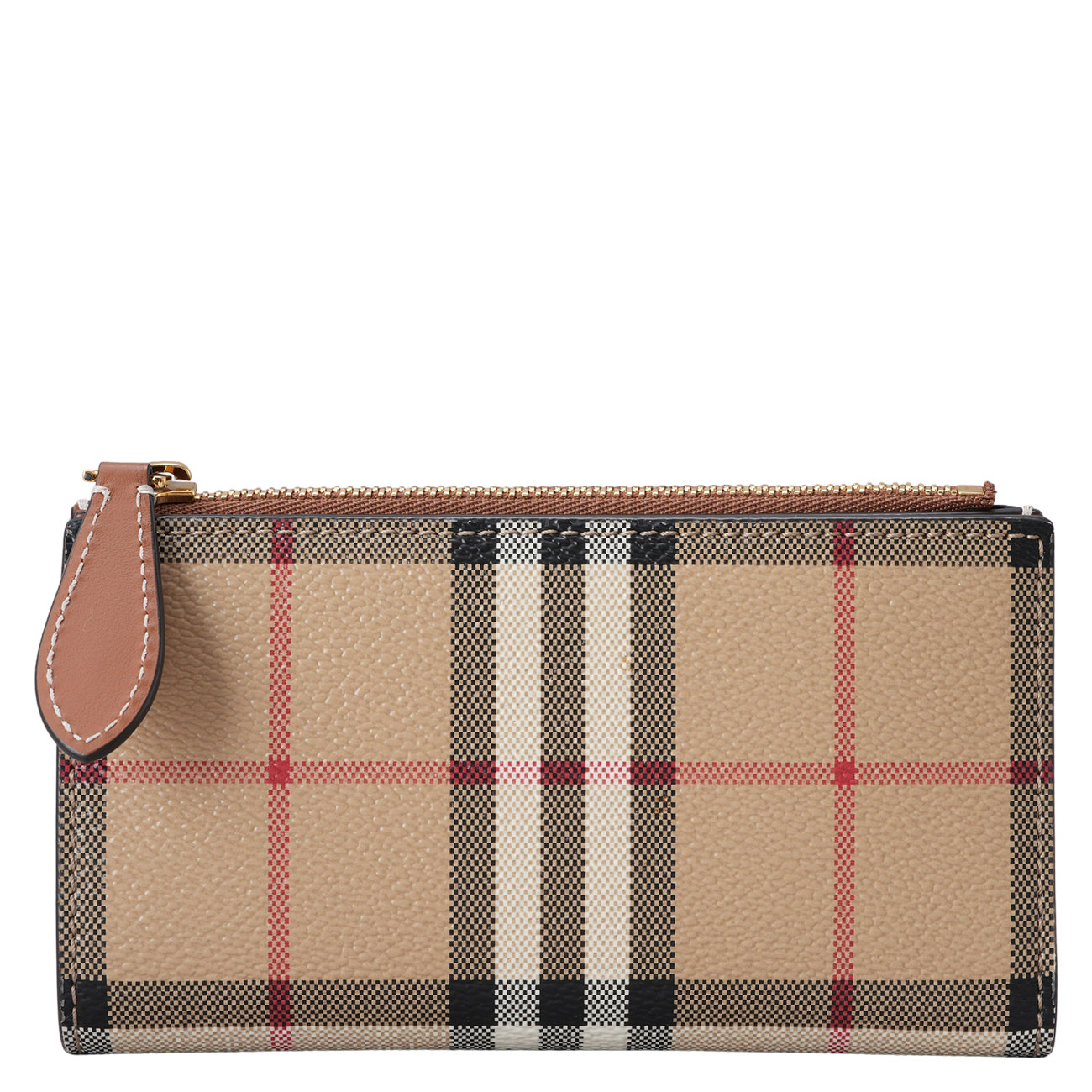 BURBERRY(USED)버버리 8094454 A7026 빈티지 체크 바이폴드 지퍼 장지갑
