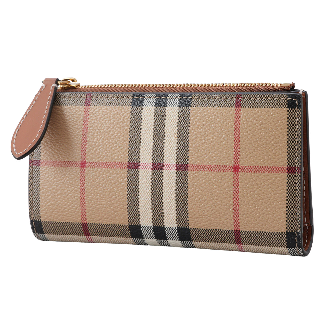 BURBERRY(USED)버버리 8094454 A7026 빈티지 체크 바이폴드 지퍼 장지갑
