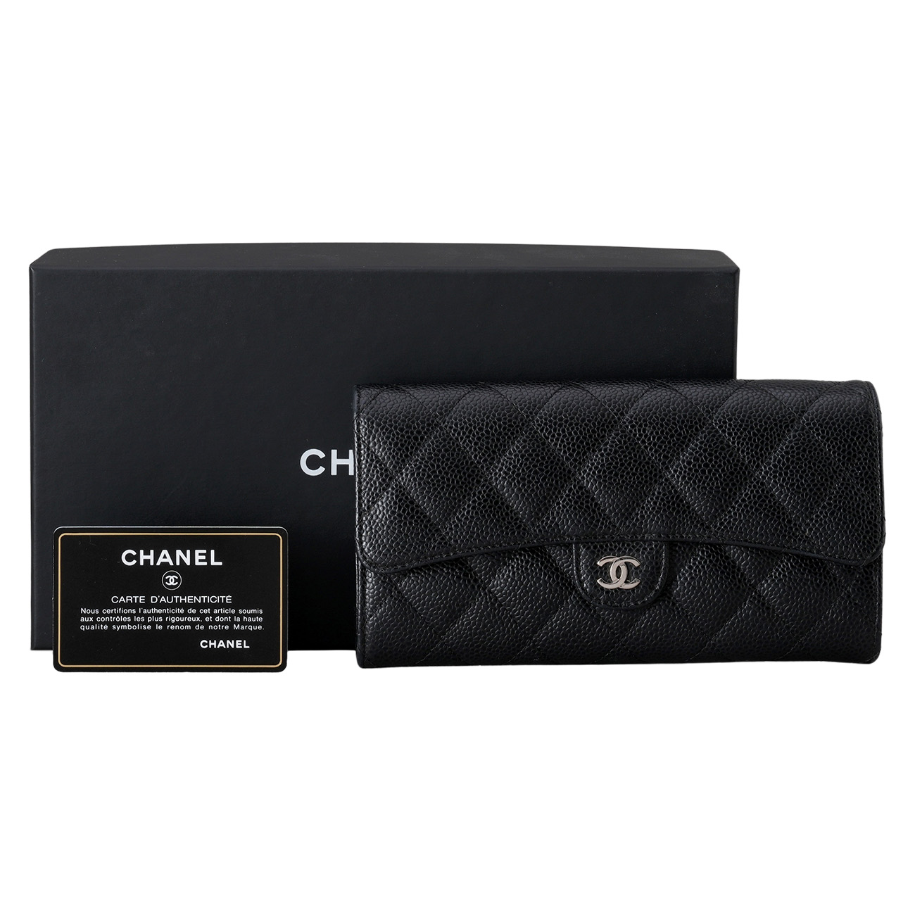 CHANEL(USED)샤넬 캐비어 클래식 장지갑