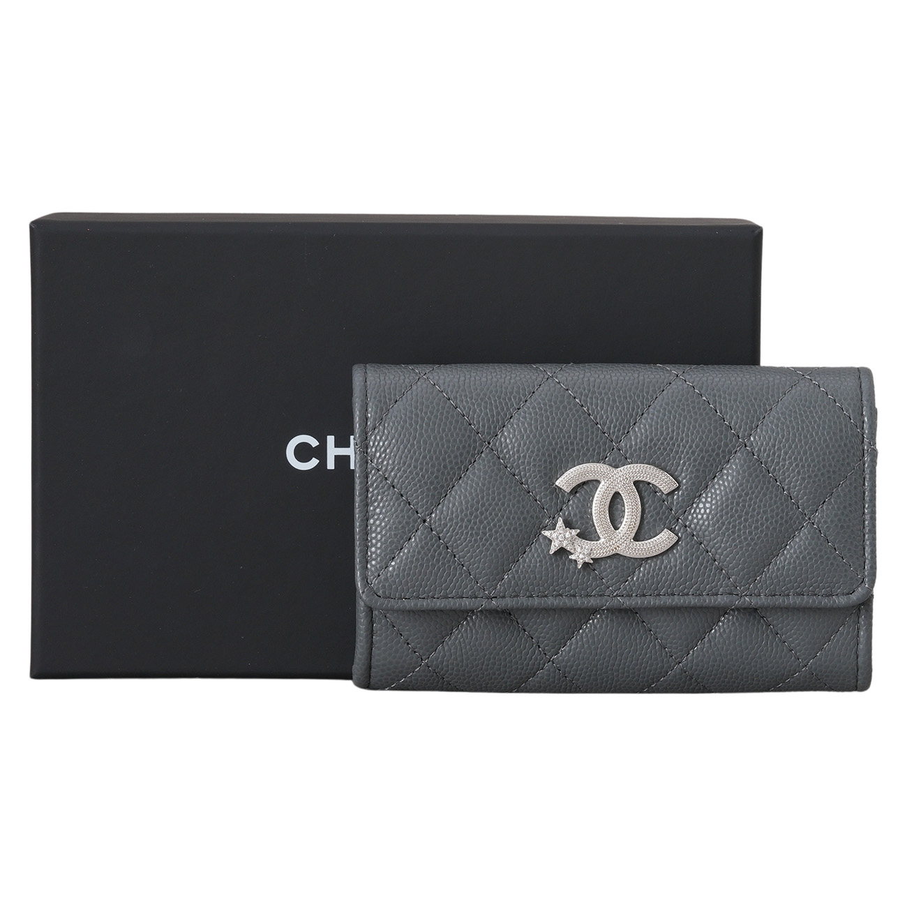 CHANEL(NEW)샤넬 AP3729 시즌 CC로고 캐비어 카드지갑 (새상품) NEW PRODUCT