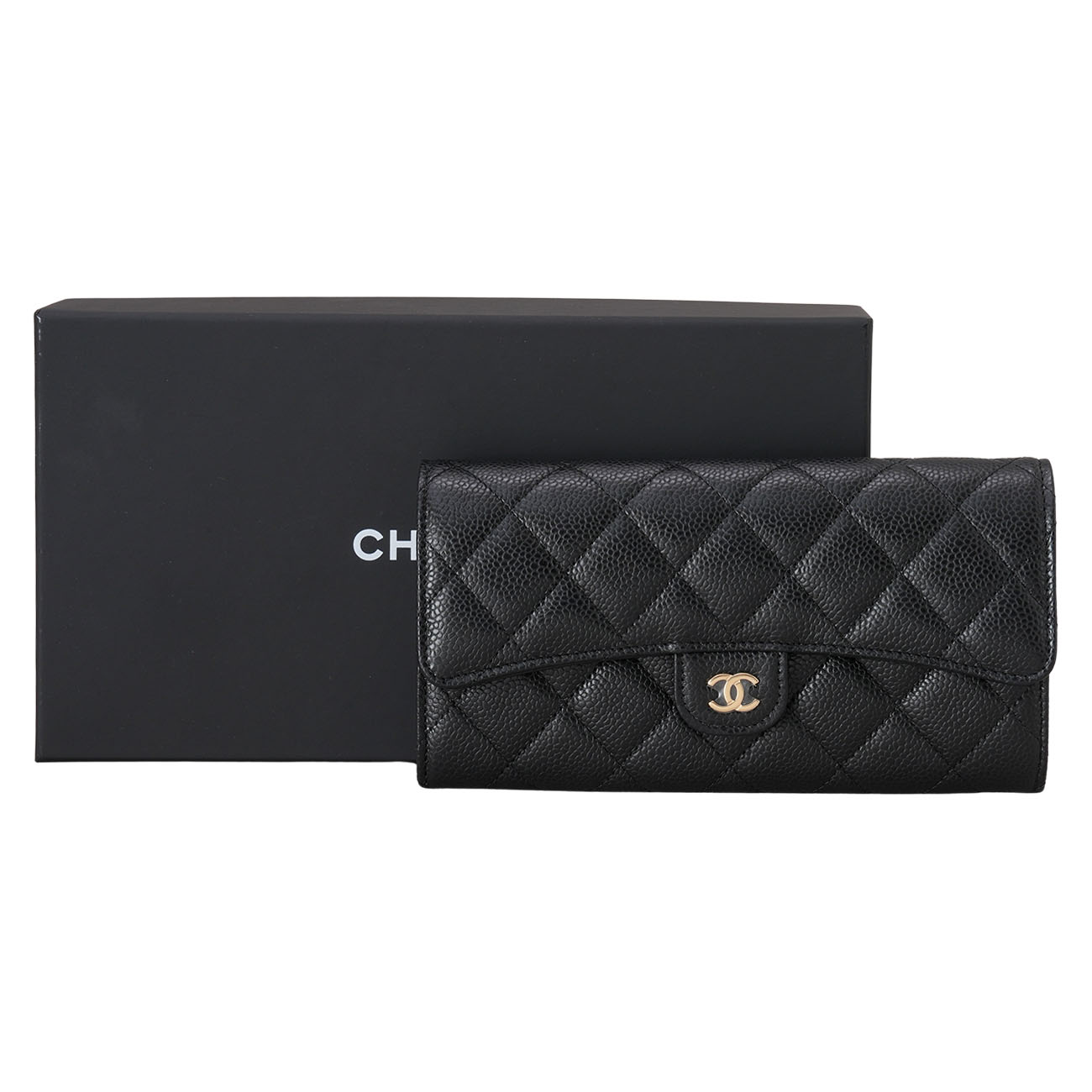 CHANEL(USED)샤넬 AP0241 캐비어 클래식 장지갑