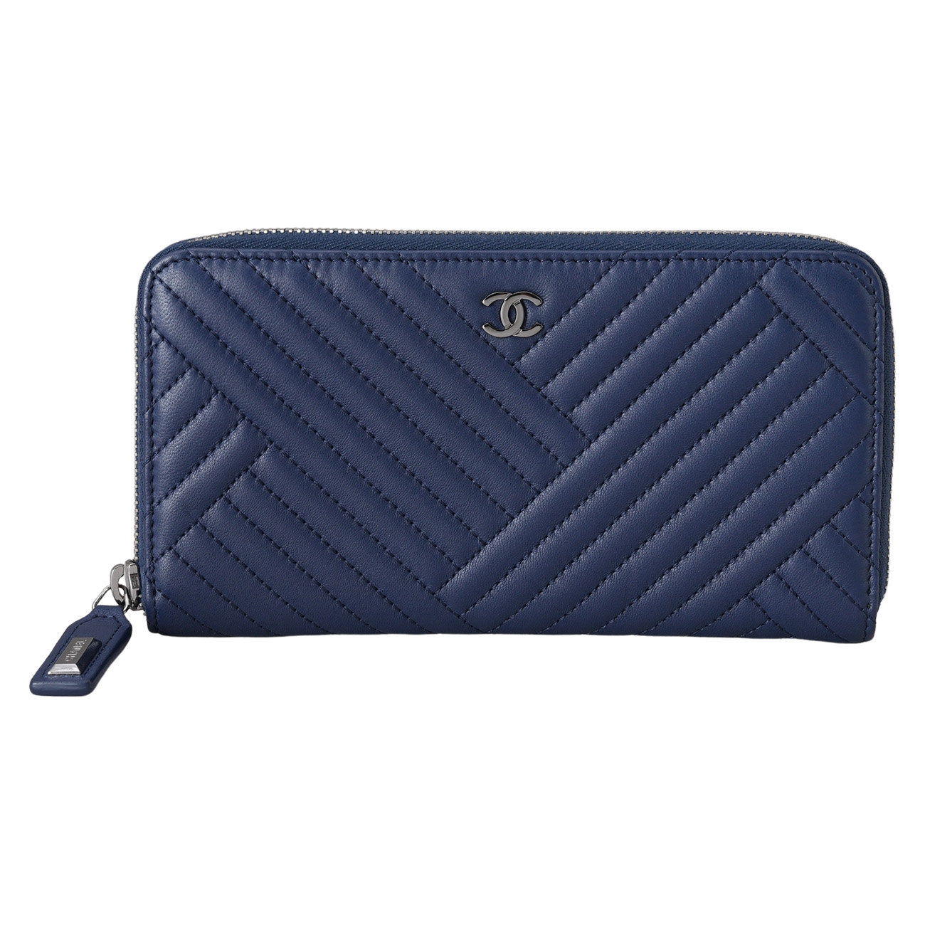 CHANEL(USED)샤넬 램스킨 장지갑