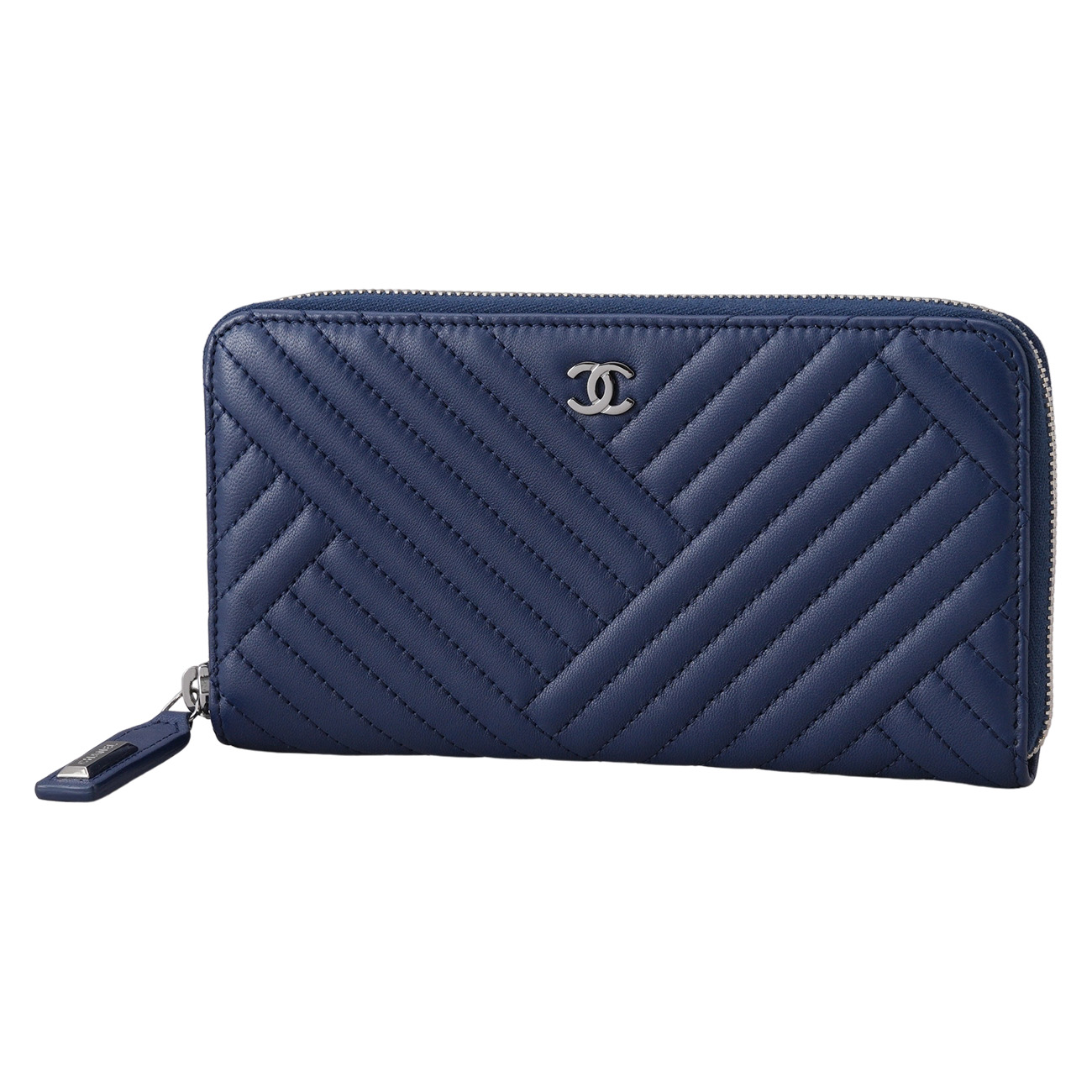 CHANEL(USED)샤넬 램스킨 장지갑