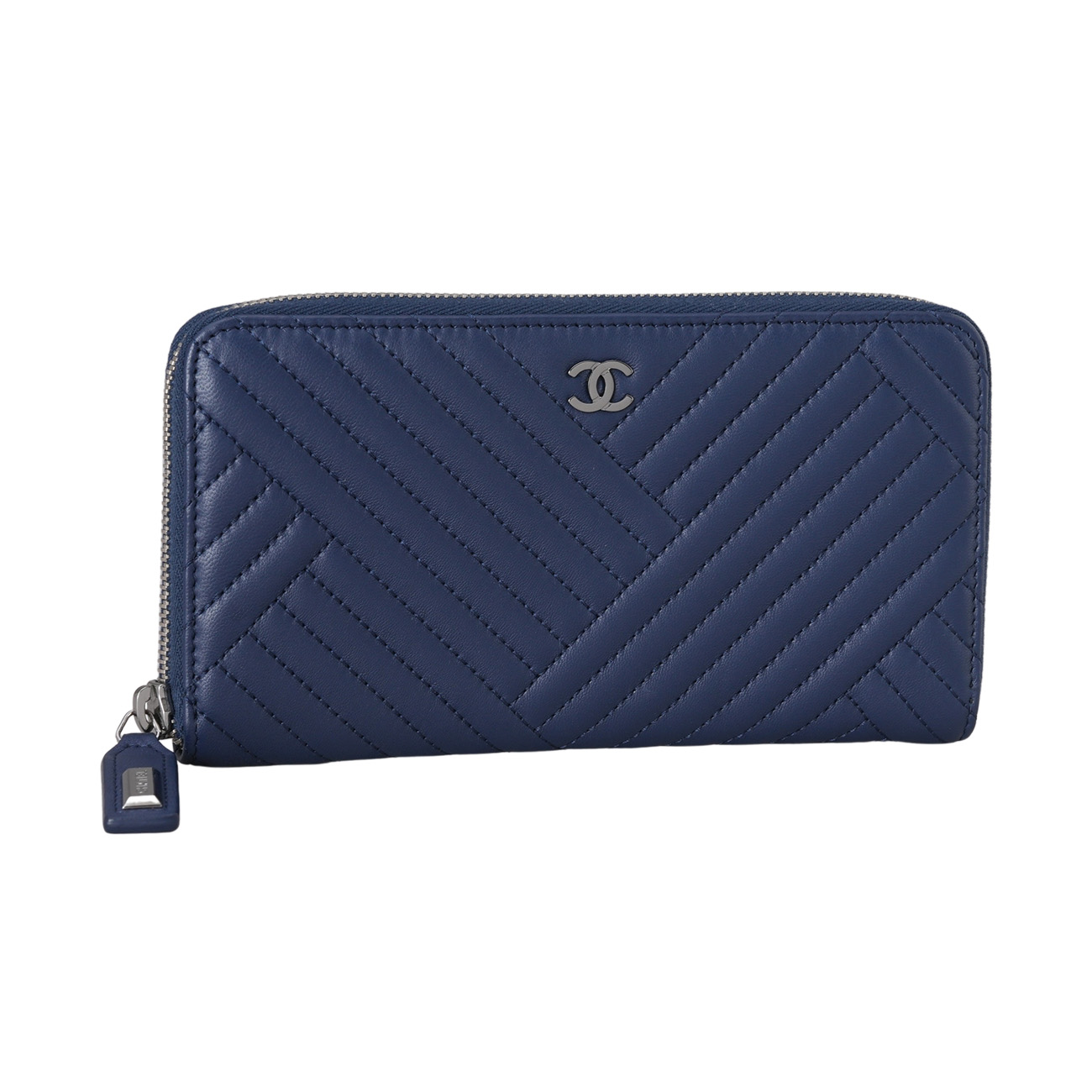 CHANEL(USED)샤넬 램스킨 장지갑